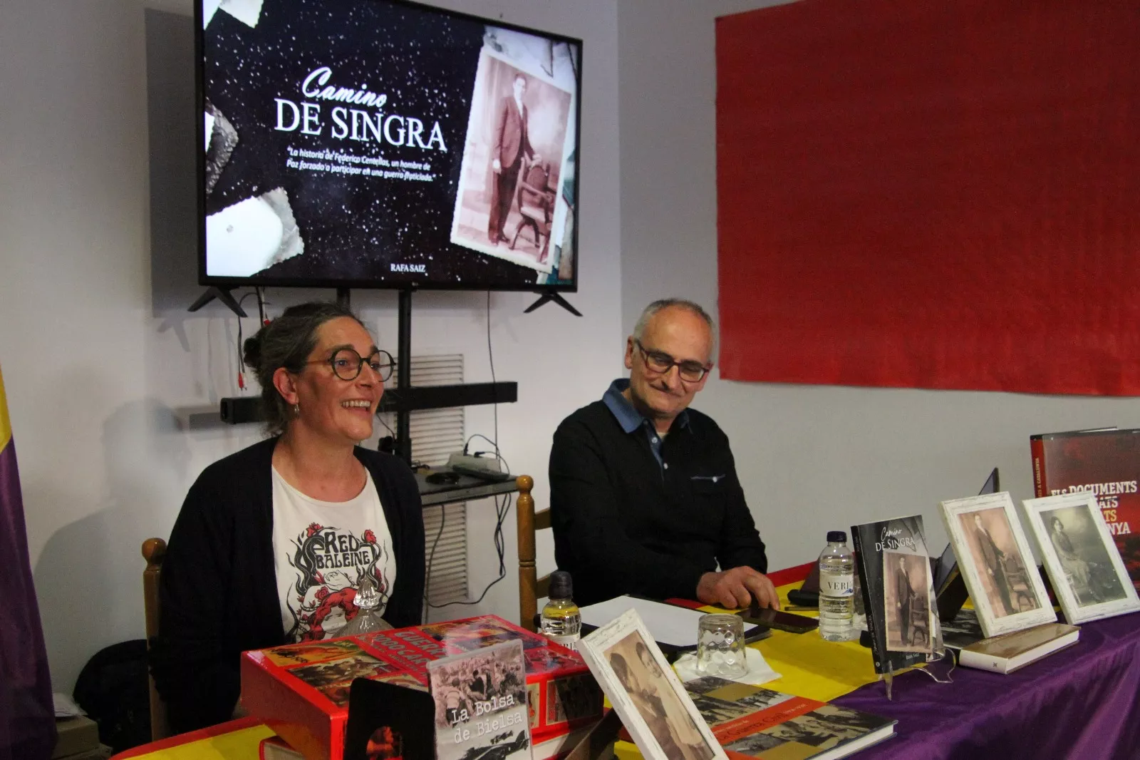 Arantza Añaños y Rafa Saiz. Foto Carlos Neofato