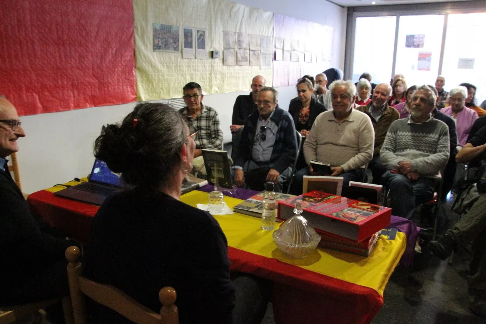 Rafa Saiz en las jornadas culturales del CRMAHU. Foto Carlos Neofato