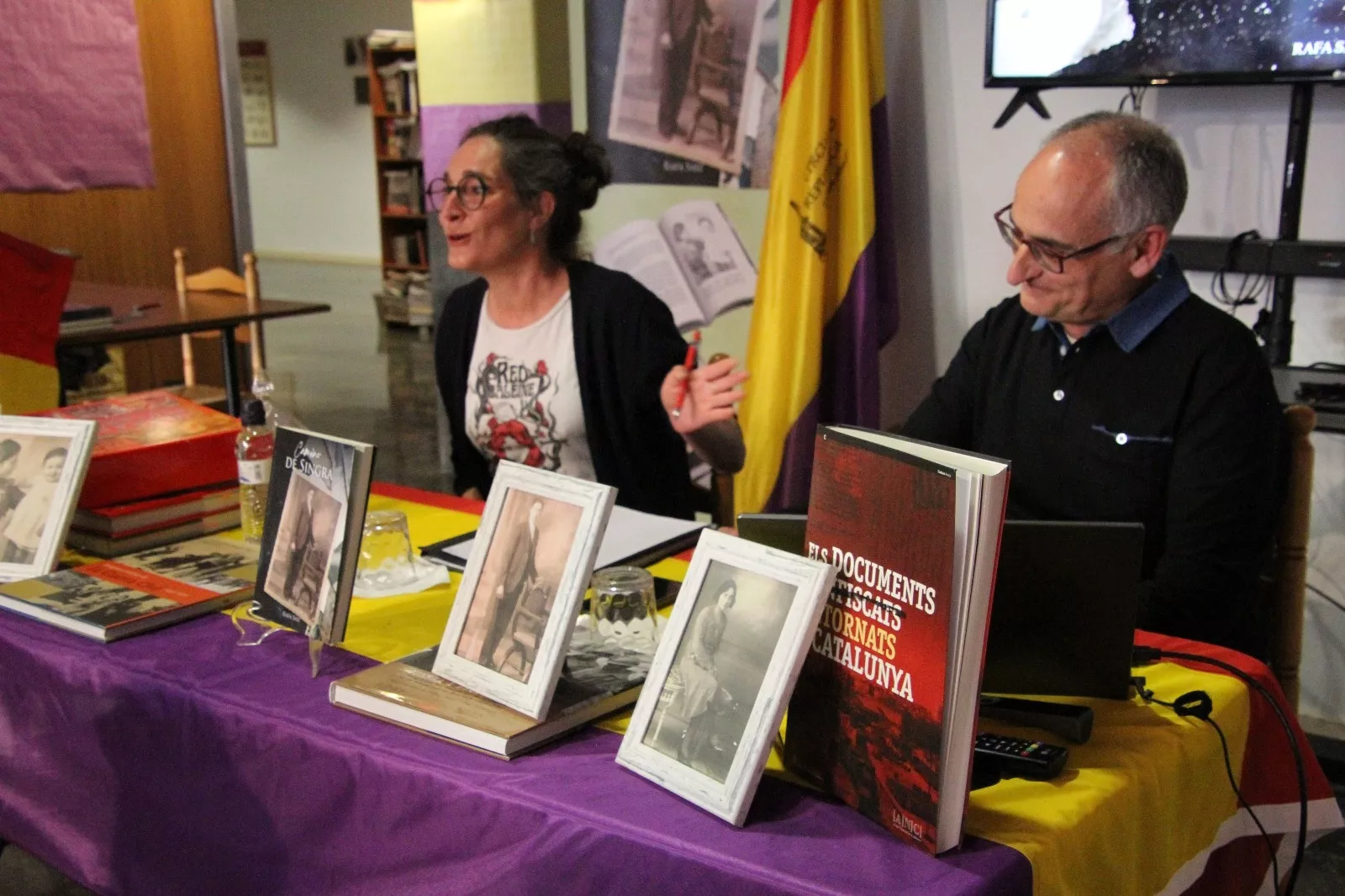 Arantza Añaños y Rafa Saiz. Foto Carlos Neofato