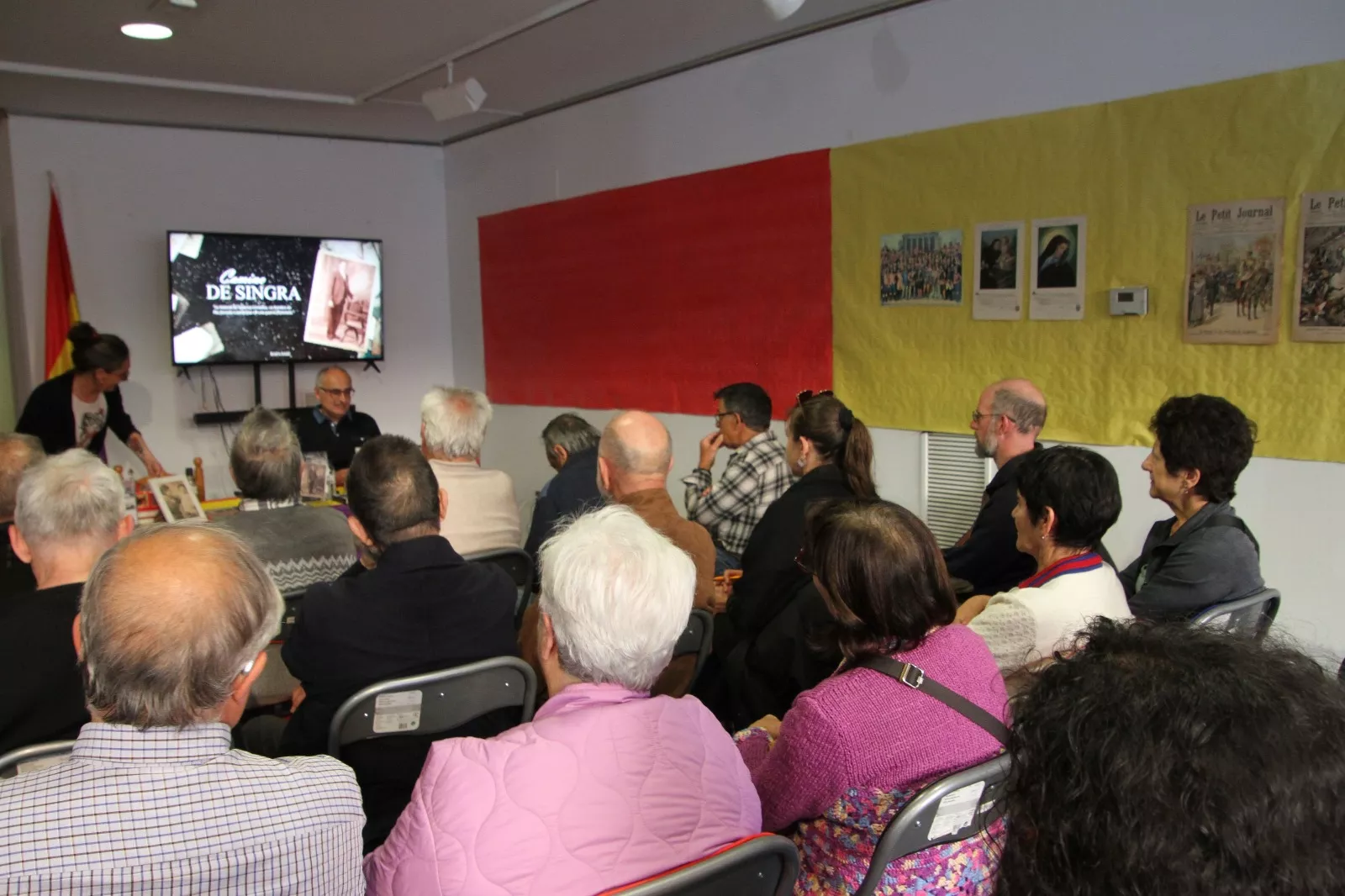 Rafa Saiz en las jornadas culturales del CRMAHU. Foto Carlos Neofato