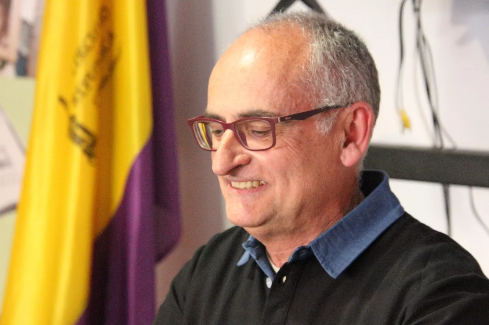 Rafa Saiz en las jornadas culturales del CRMAHU. Foto Carlos Neofato