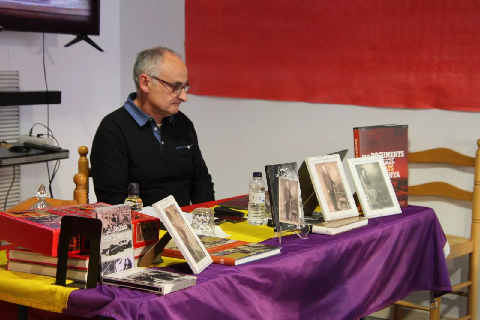 Rafa Saiz en las jornadas culturales del CRMAHU. Foto Carlos Neofato