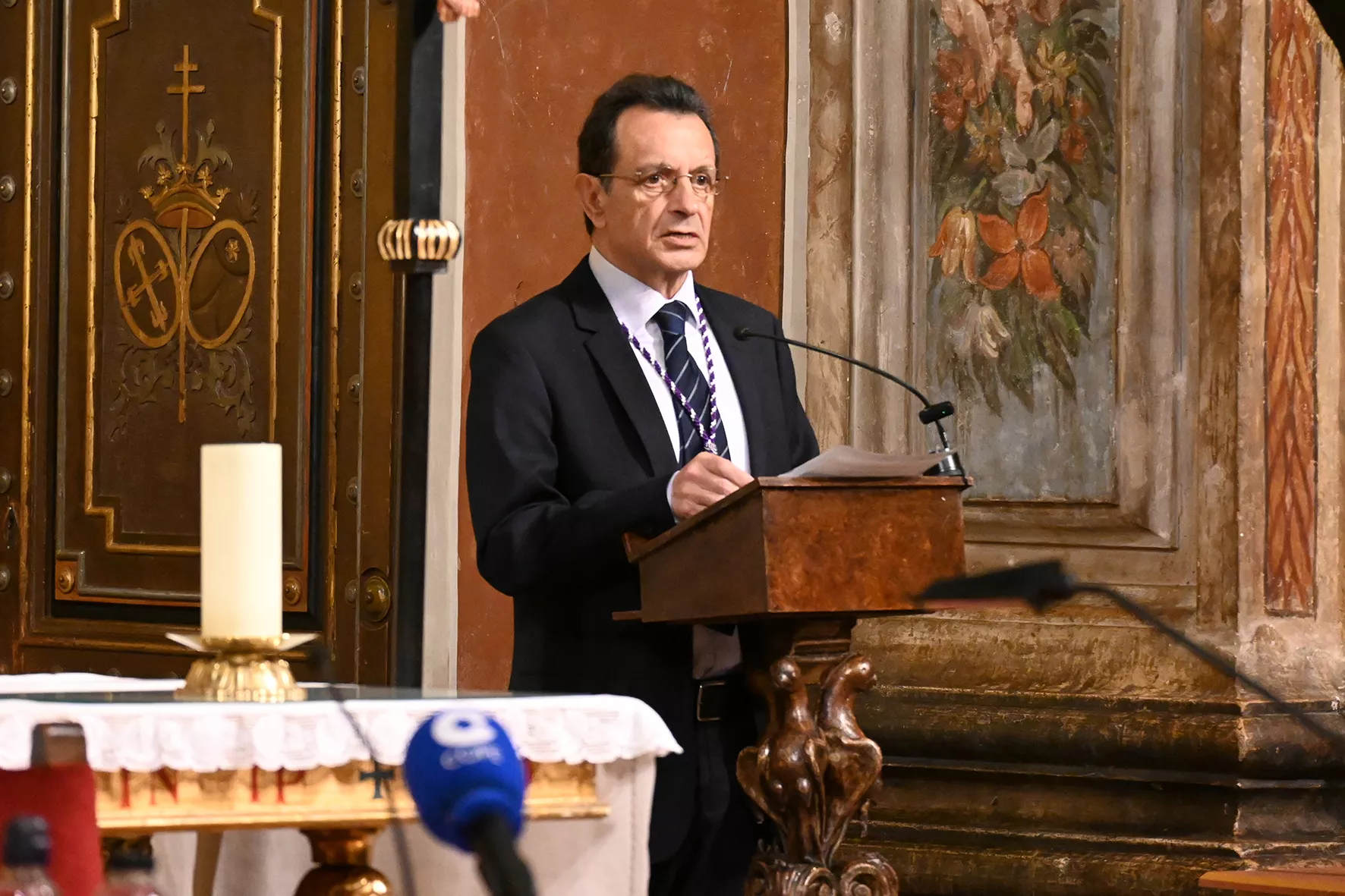 Pregón de la Semana Santa de Huesca por Lorena Orduna. Foto Carlos Jalle