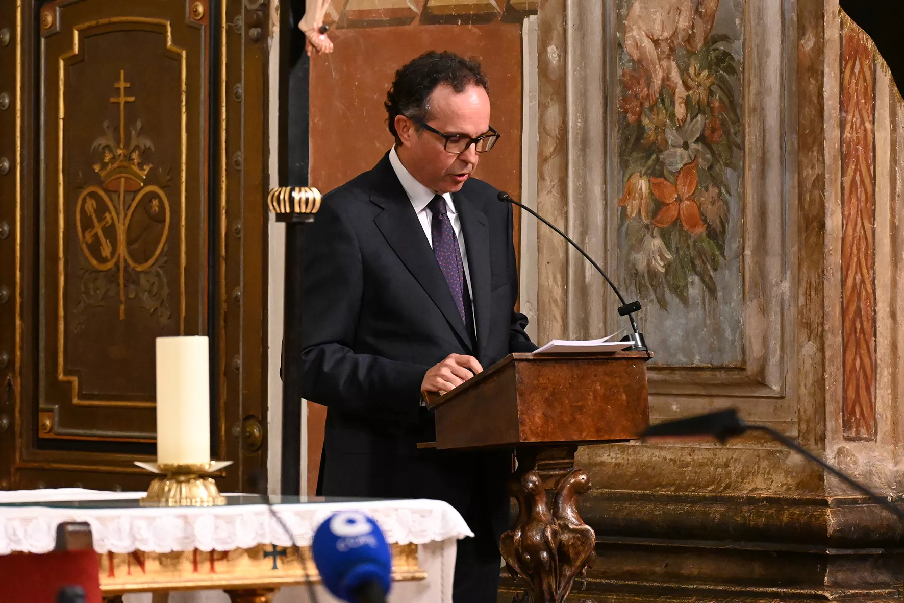 Pregón de la Semana Santa de Huesca por Lorena Orduna. Foto Carlos Jalle