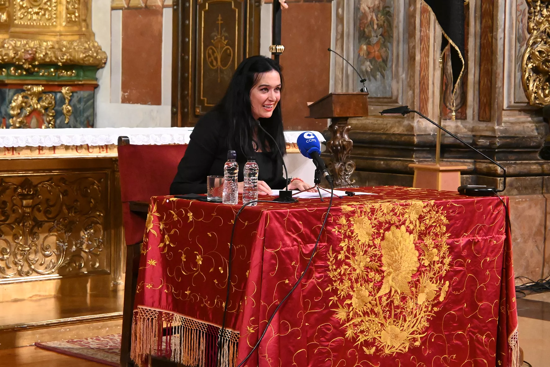Pregón de la Semana Santa de Huesca por Lorena Orduna. Foto Carlos Jalle