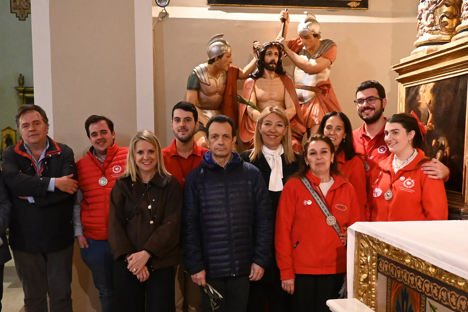 Altar del Cristo Coronado en San Lorenzo. Foto Carlos Jalle