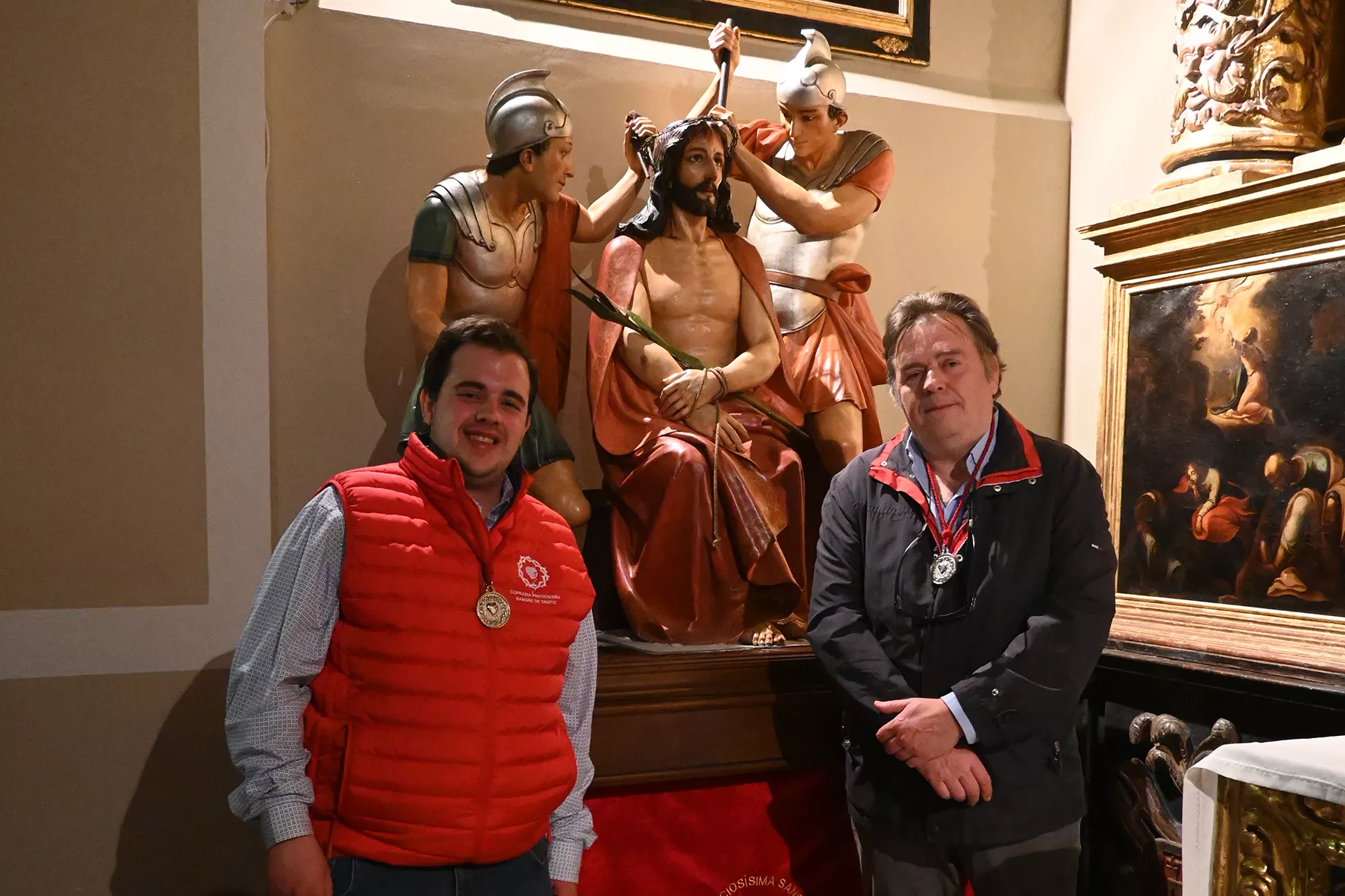 Altar del Cristo Coronado en San Lorenzo. Foto Carlos Jalle