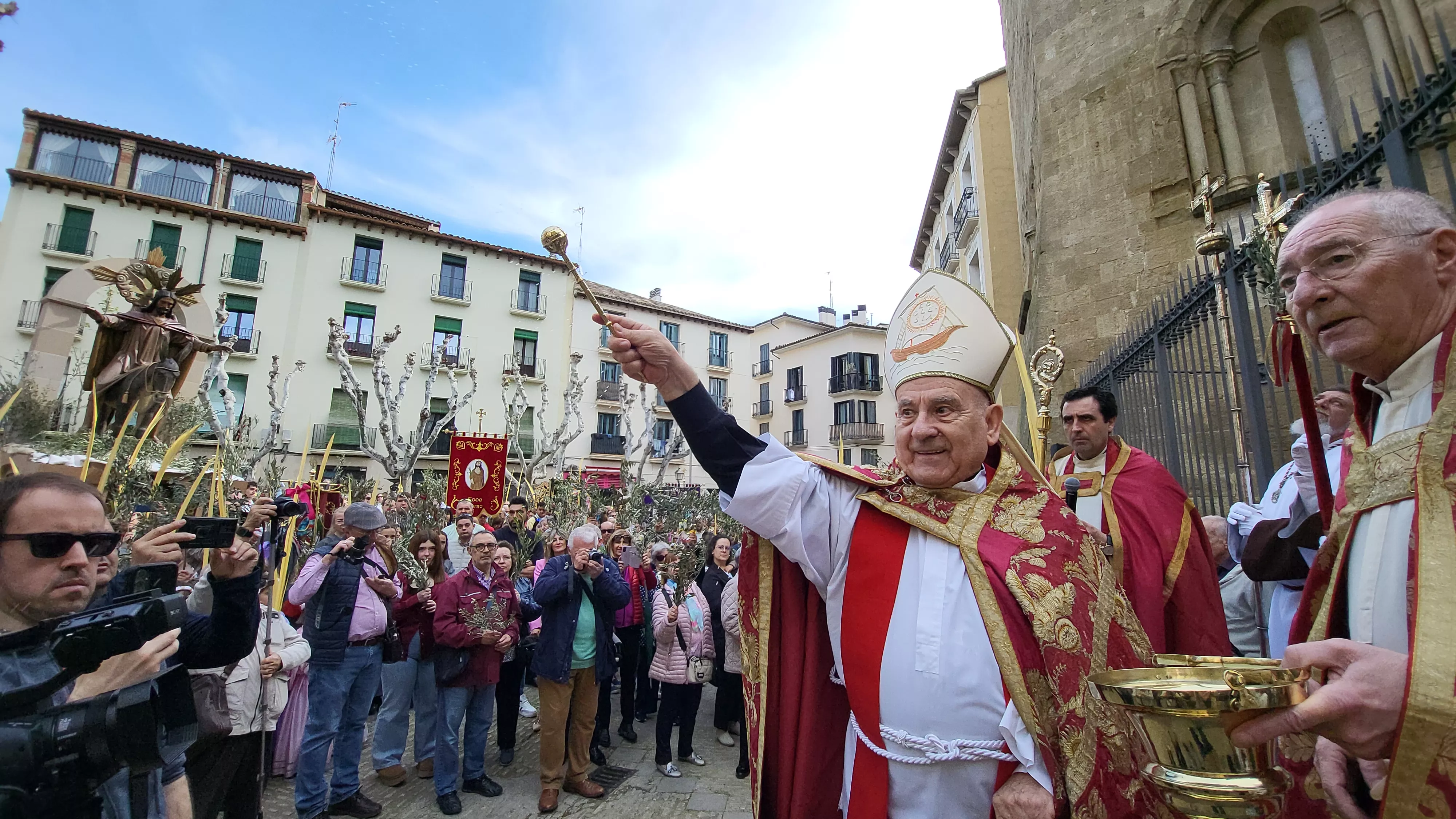 Procesión del Domingo de Ramos en Huesca. Foto Mercedes Manterola