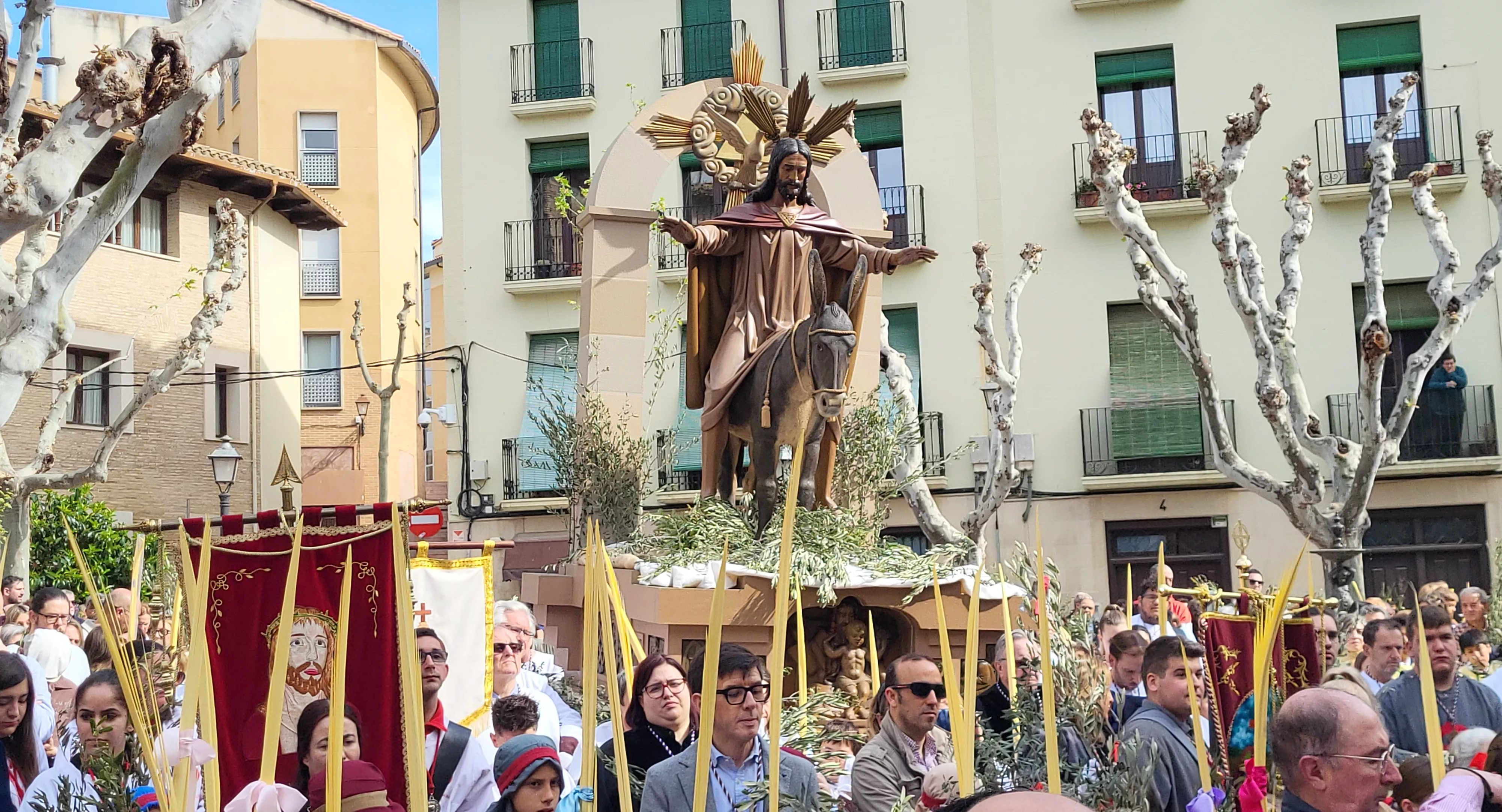 Procesión del Domingo de Ramos en Huesca. Foto Mercedes Manterola