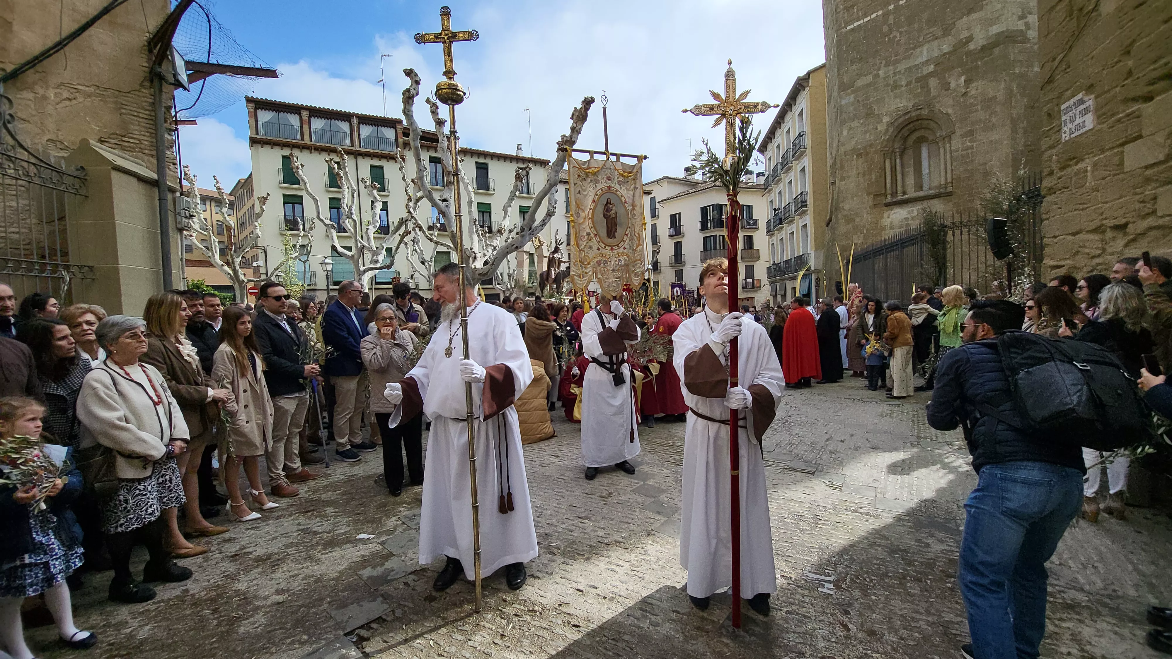 Procesión del Domingo de Ramos en Huesca. Foto Mercedes Manterola