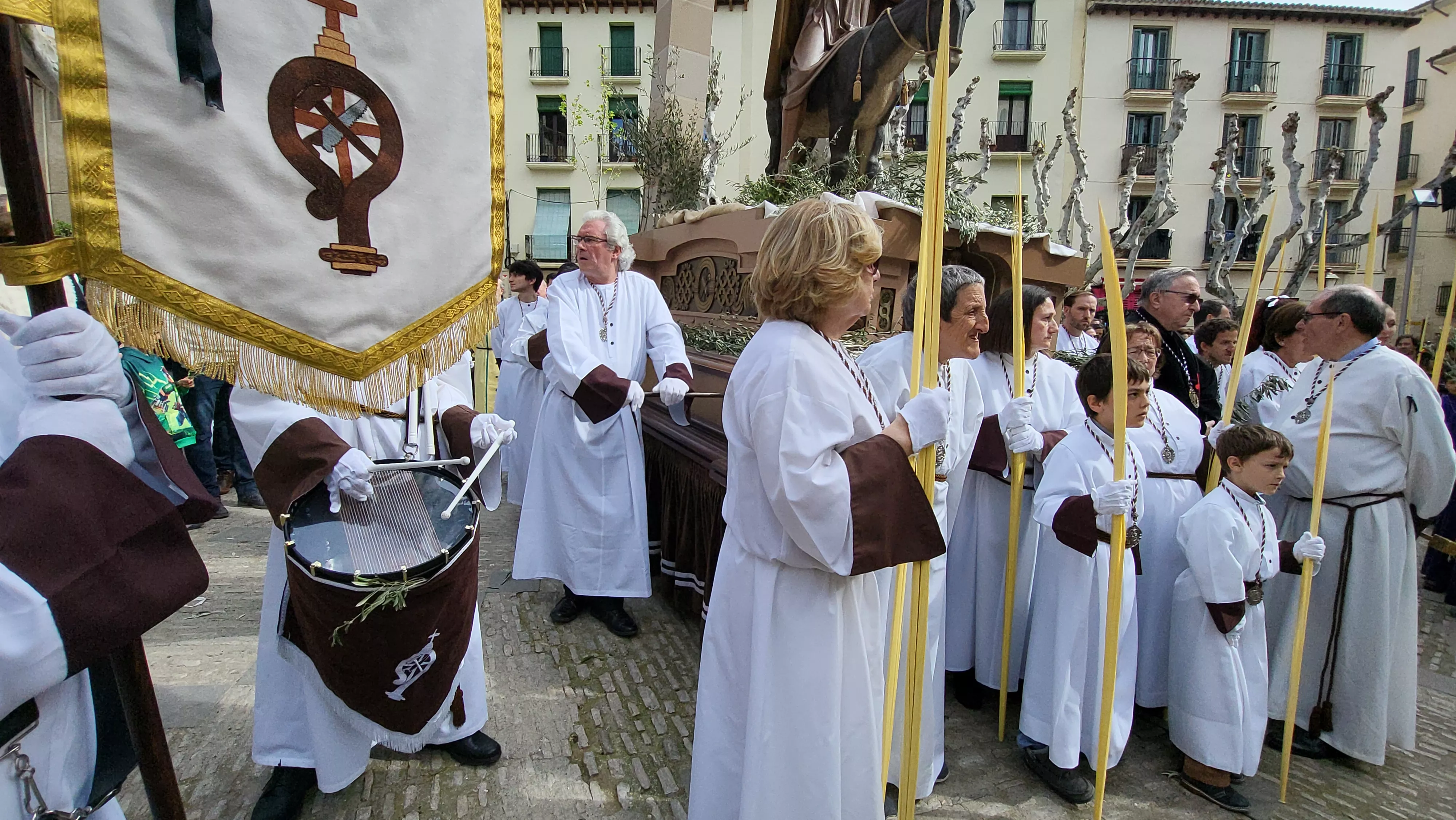 Procesión del Domingo de Ramos en Huesca. Foto Mercedes Manterola