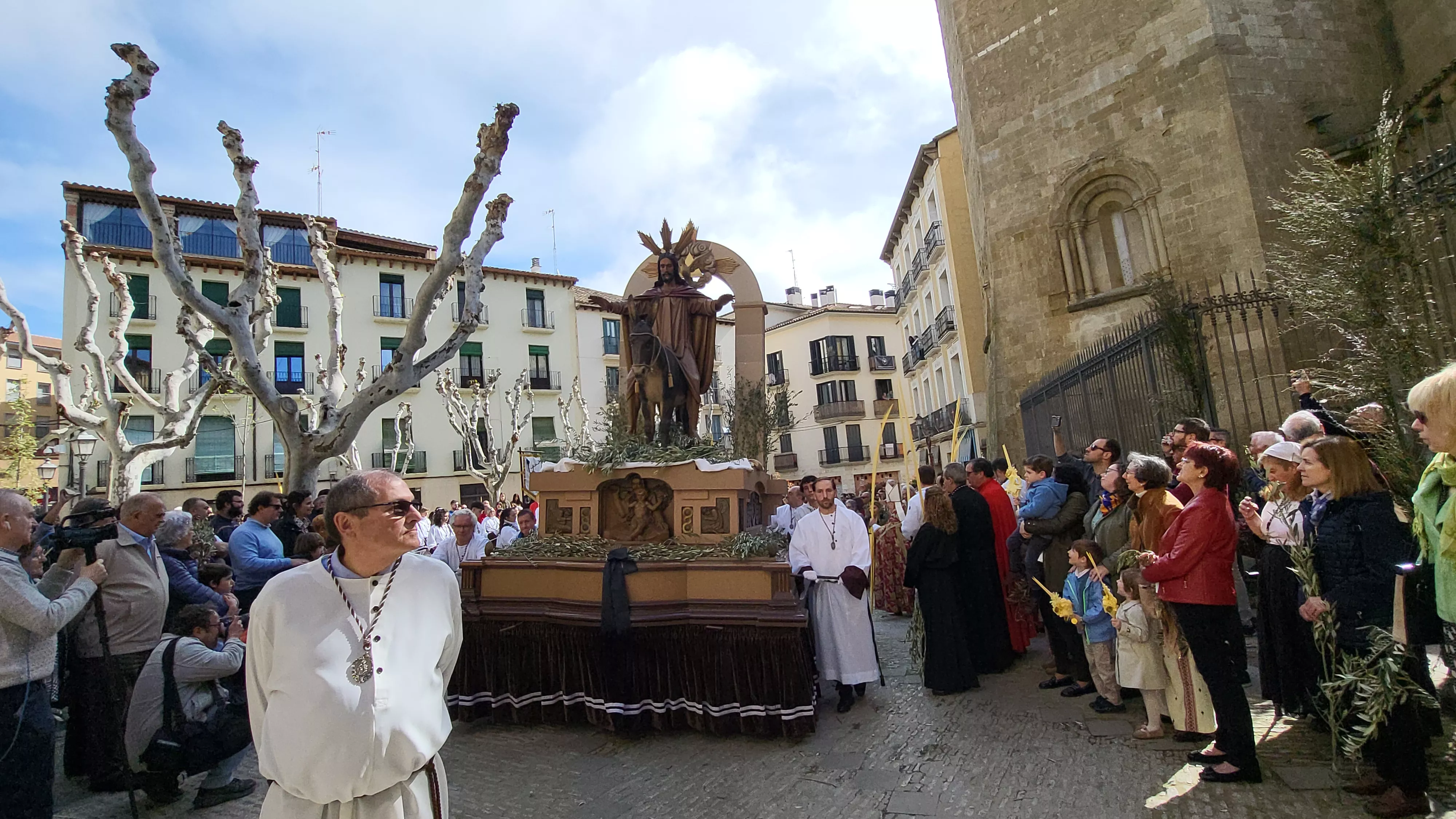 Procesión del Domingo de Ramos en Huesca. Foto Mercedes Manterola