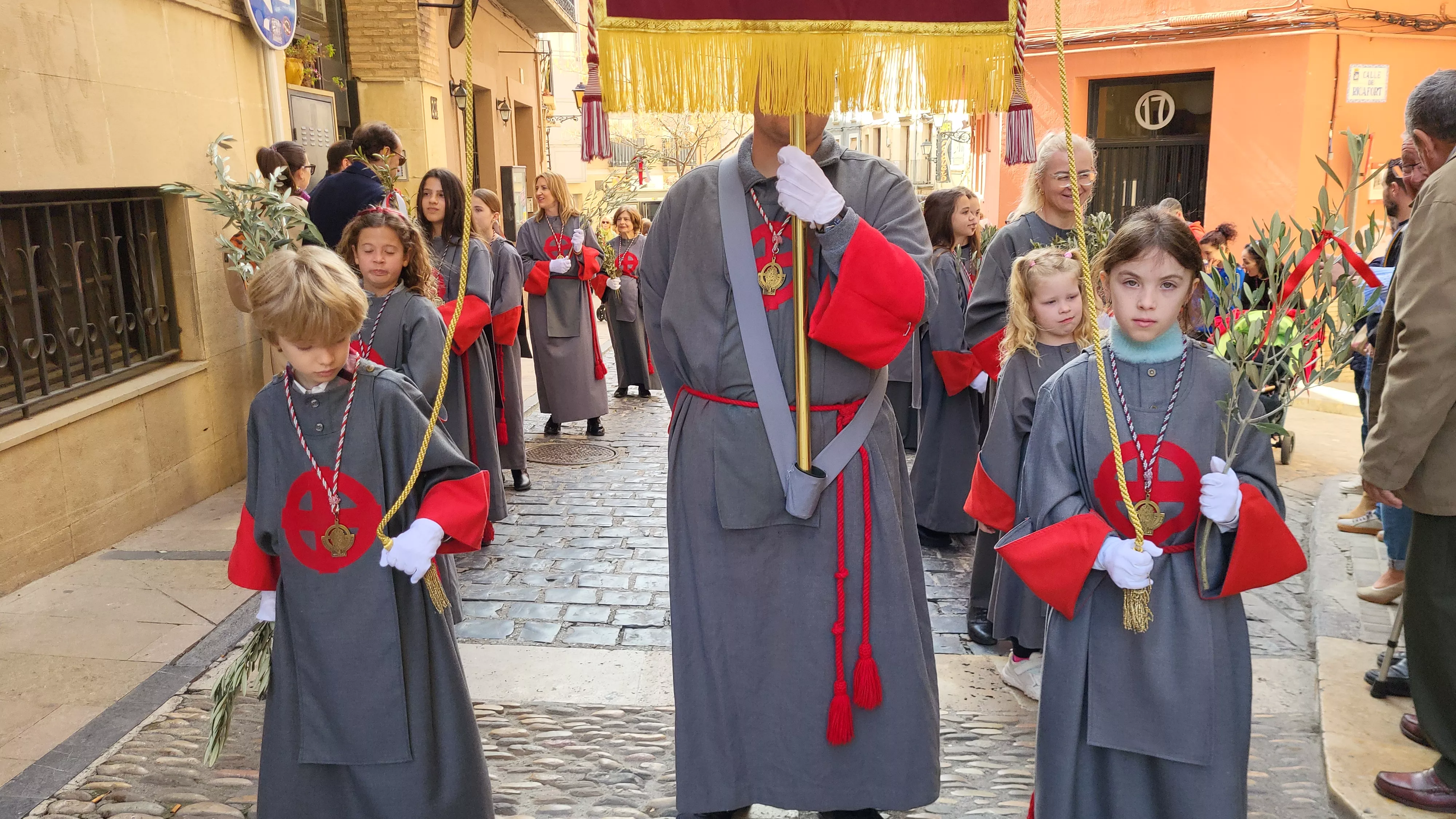 Procesión del Domingo de Ramos en Huesca. Foto Mercedes Manterola