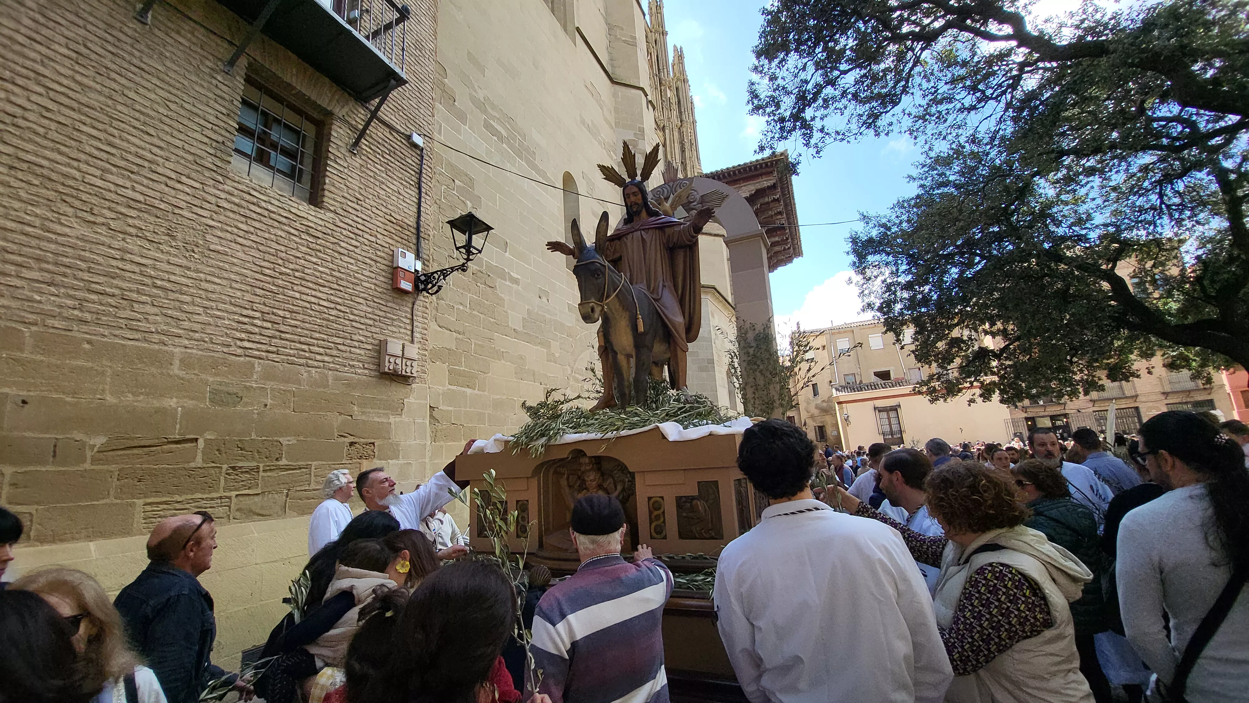 Procesión del Domingo de Ramos en Huesca. Foto Mercedes Manterola