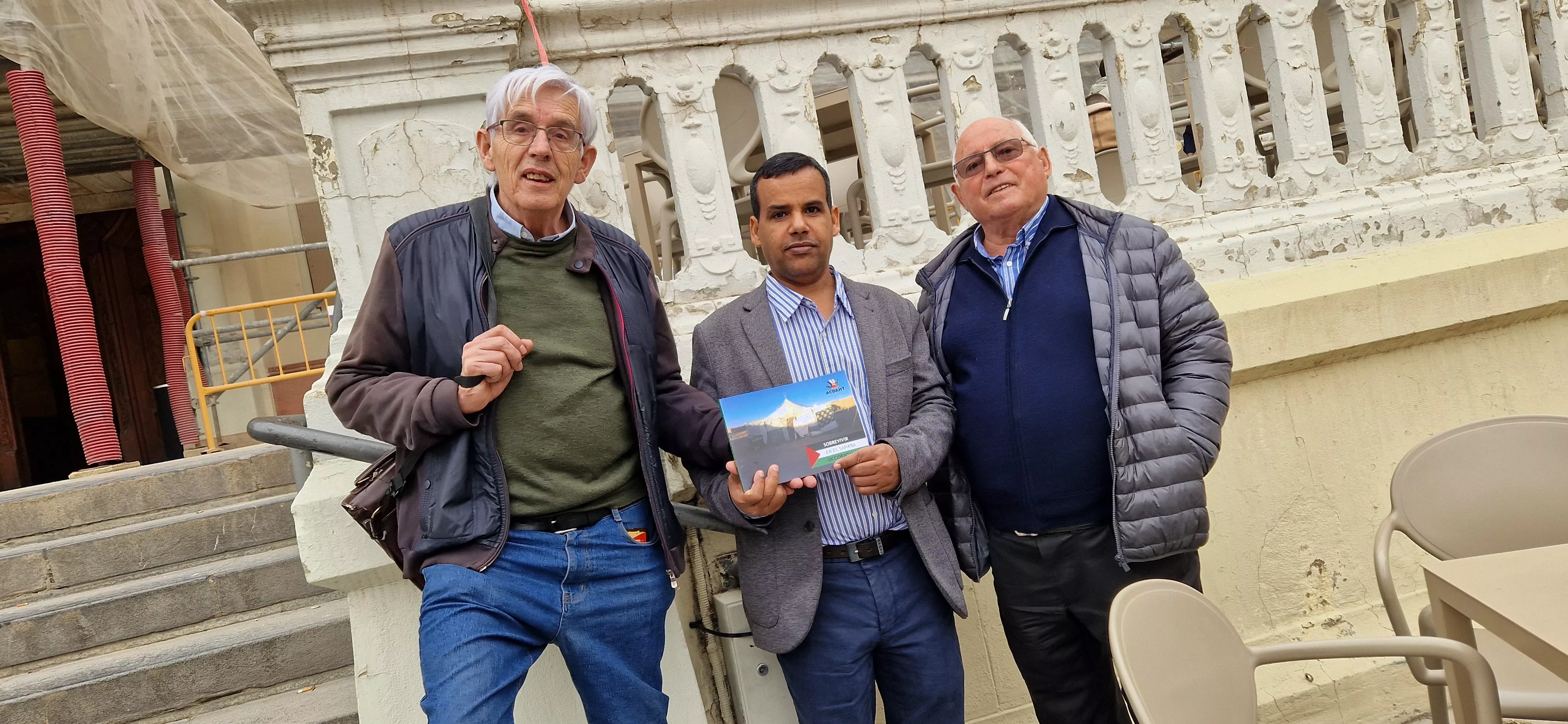Benito Carrera, Mohamed Yumani y Vicente Ubalde. Foto Myriam Martínez