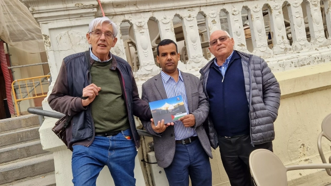 Benito Carrera, Mohamed Yumani y Vicente Ubalde. Foto Myriam Martínez