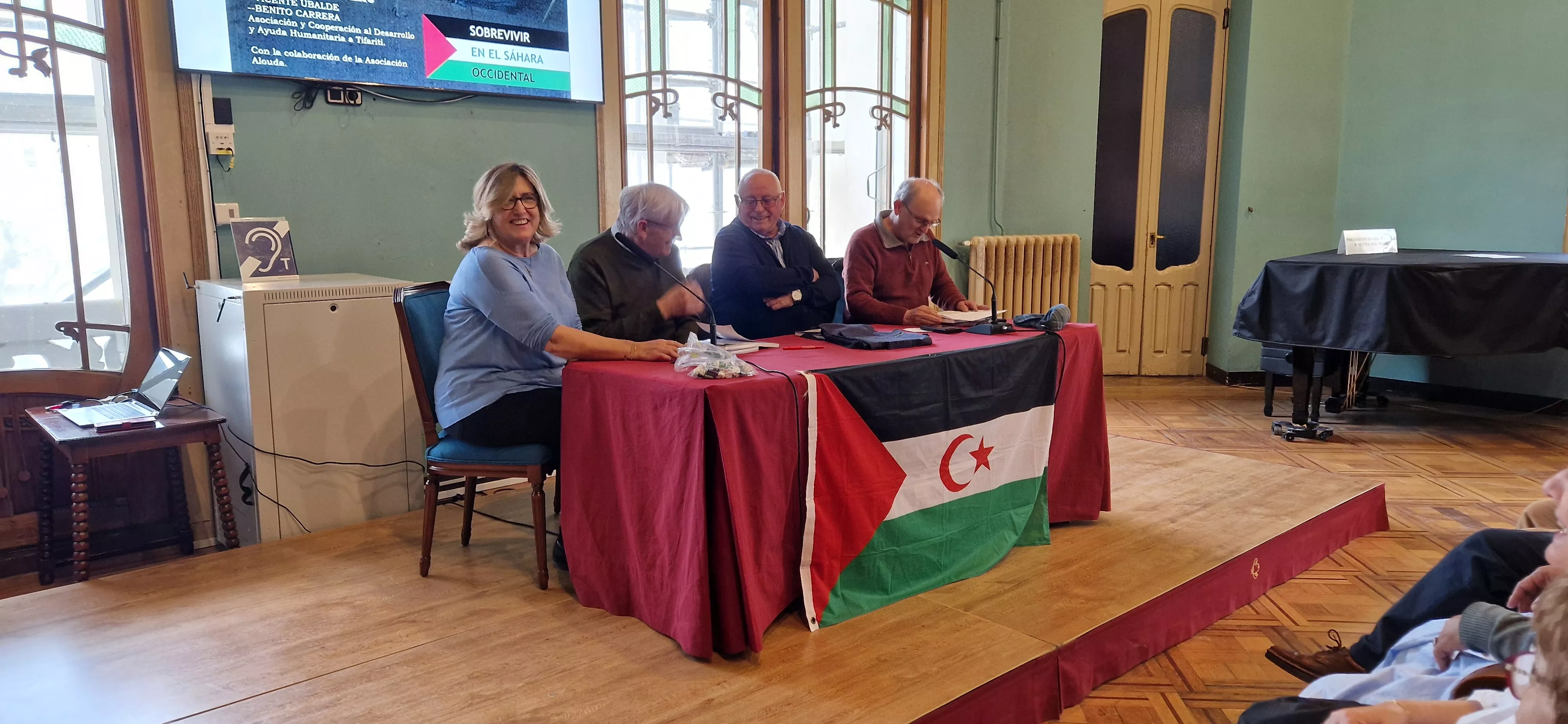 Abió, Carrera, Ubalde y Lóriz. Foto Myriam Martínez Abió, Carrera, Ubalde y Lóriz. Foto Myriam Martínez