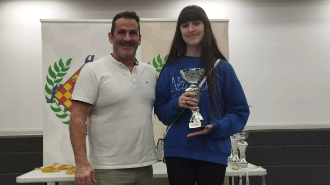 Laura Lacort, subcampeona juvenil. Laura Lacort, subcampeona juvenil.