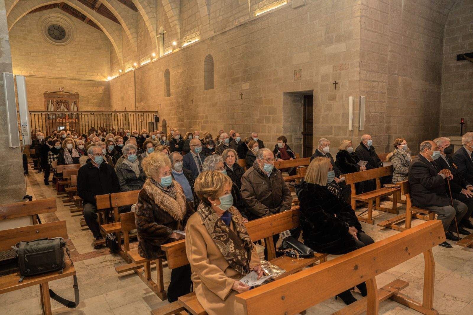 Todos los años, sobre mitad del mes de diciembre, la Real Hermandad de Veteranos del las Fuerzas Armadas y Guardia Civil, celebran una misa. Foto José Antonio Terrón