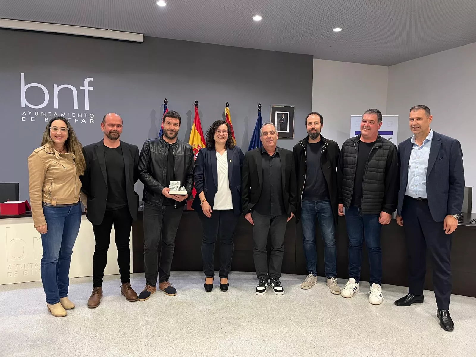 Binéfar homenajea a The Morland.