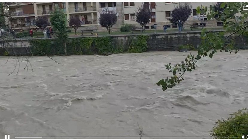 El accidente se ha producido en el río Ara.