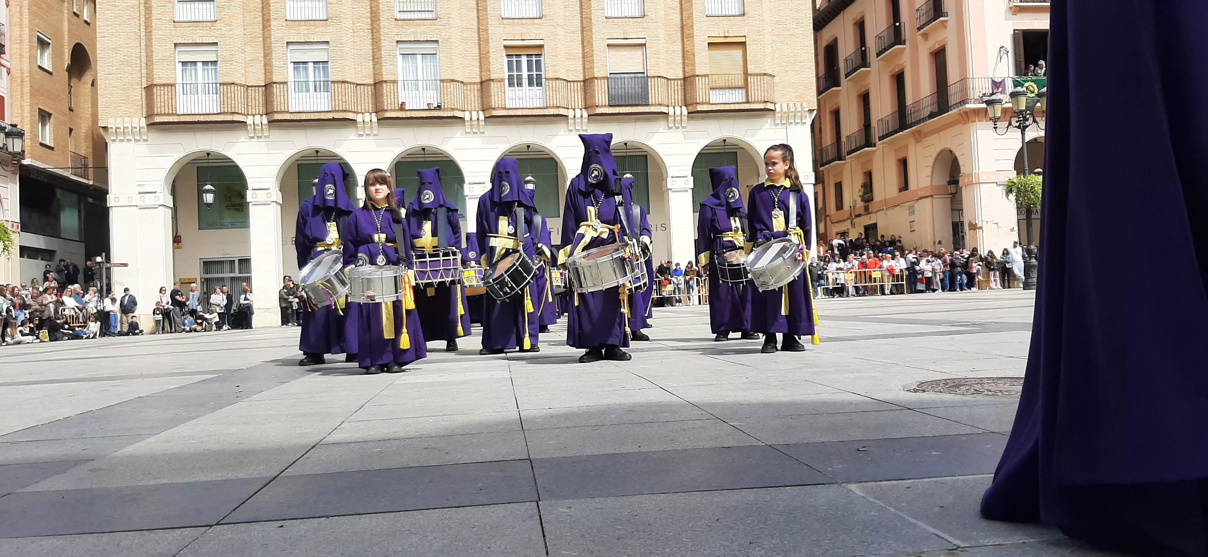 Concentración de Bandas de Tambores y Cornetas. Foto Myriam Martínez