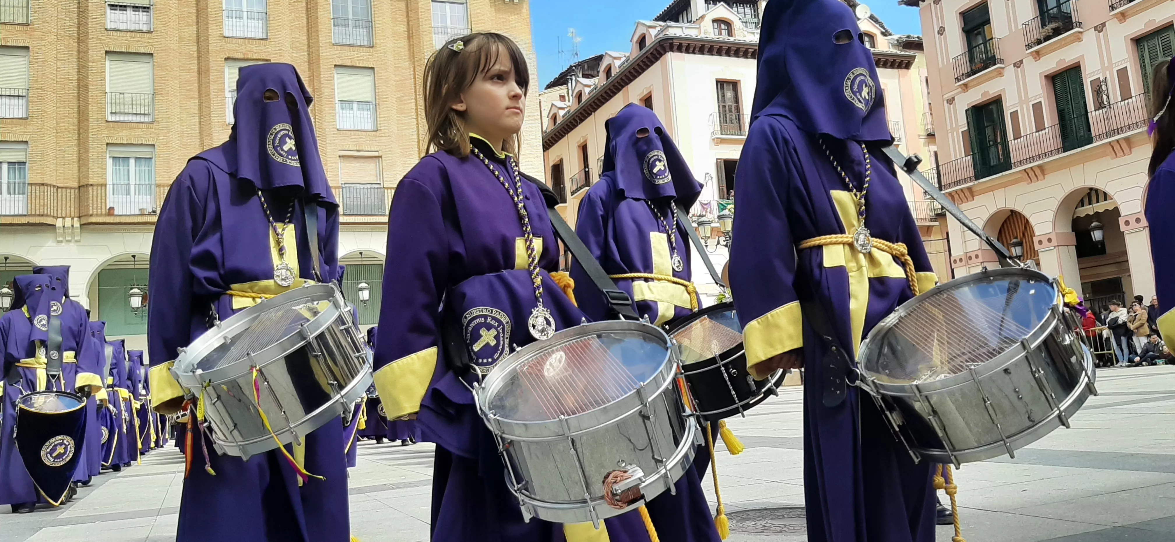 Concentración de Bandas de Tambores y Cornetas. Foto Myriam Martínez