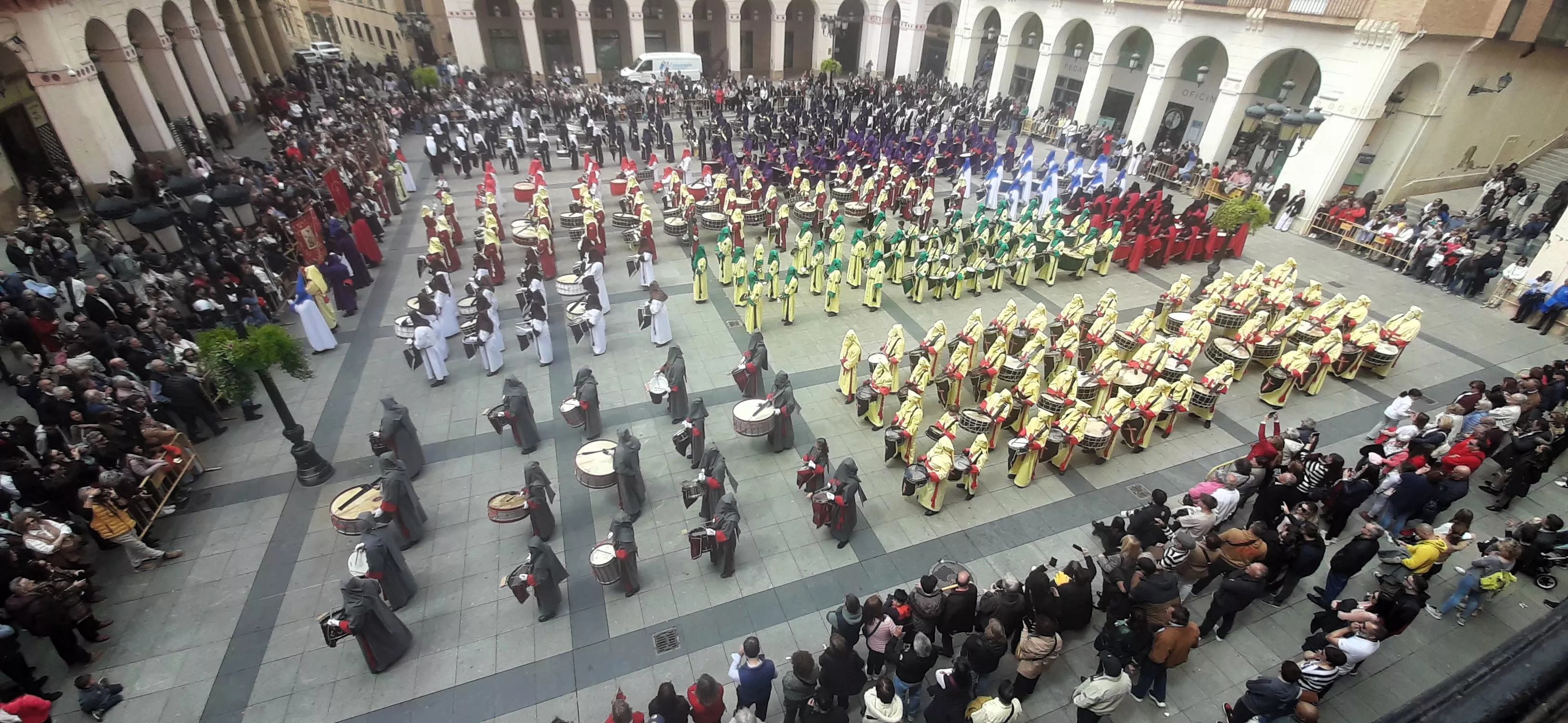 Concentración de Bandas de Tambores y Cornetas. Foto Myriam Martínez