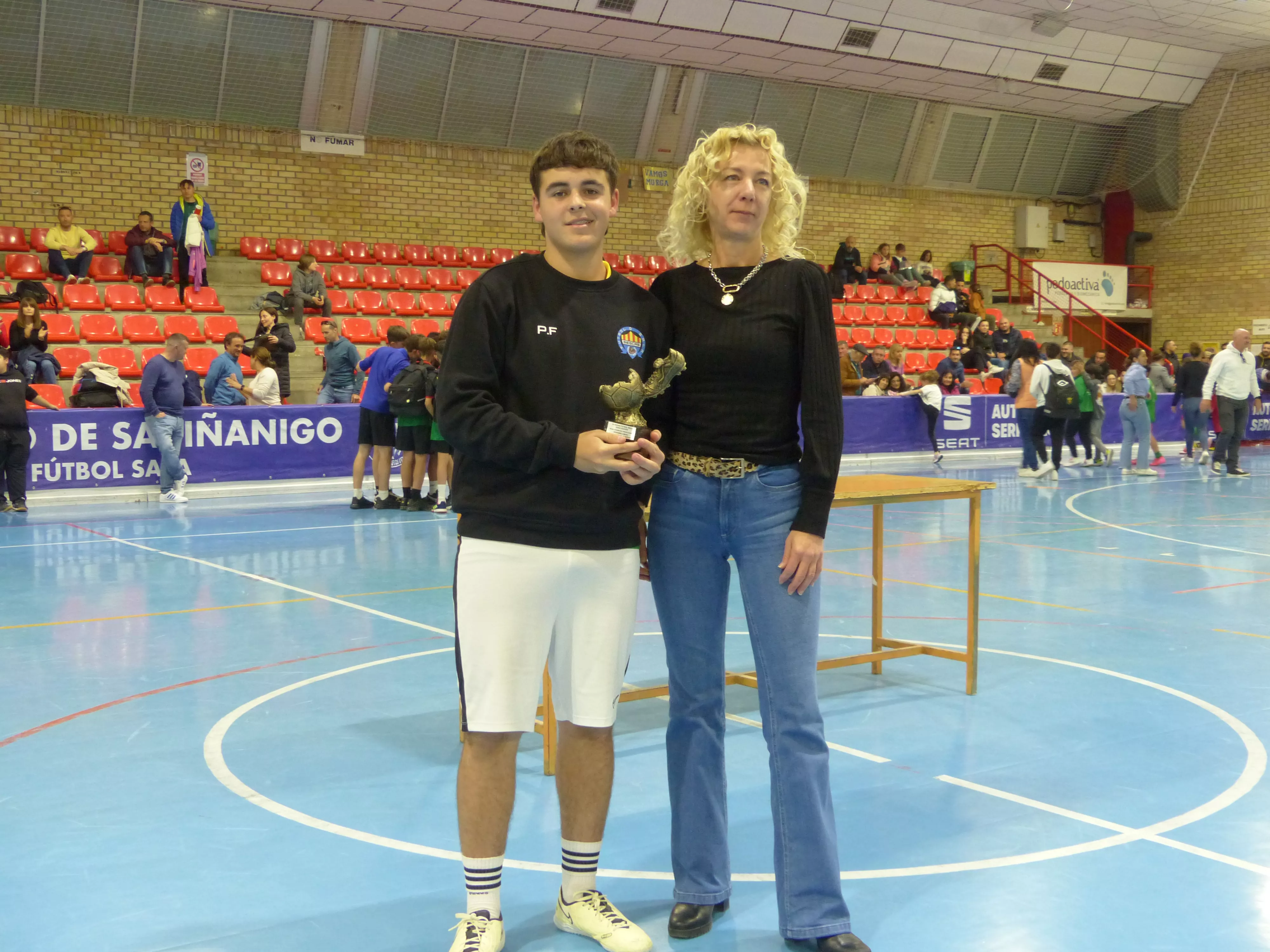 Pablo Díaz (Polituara), jugador cadete. Foto Andrés Alcaraz