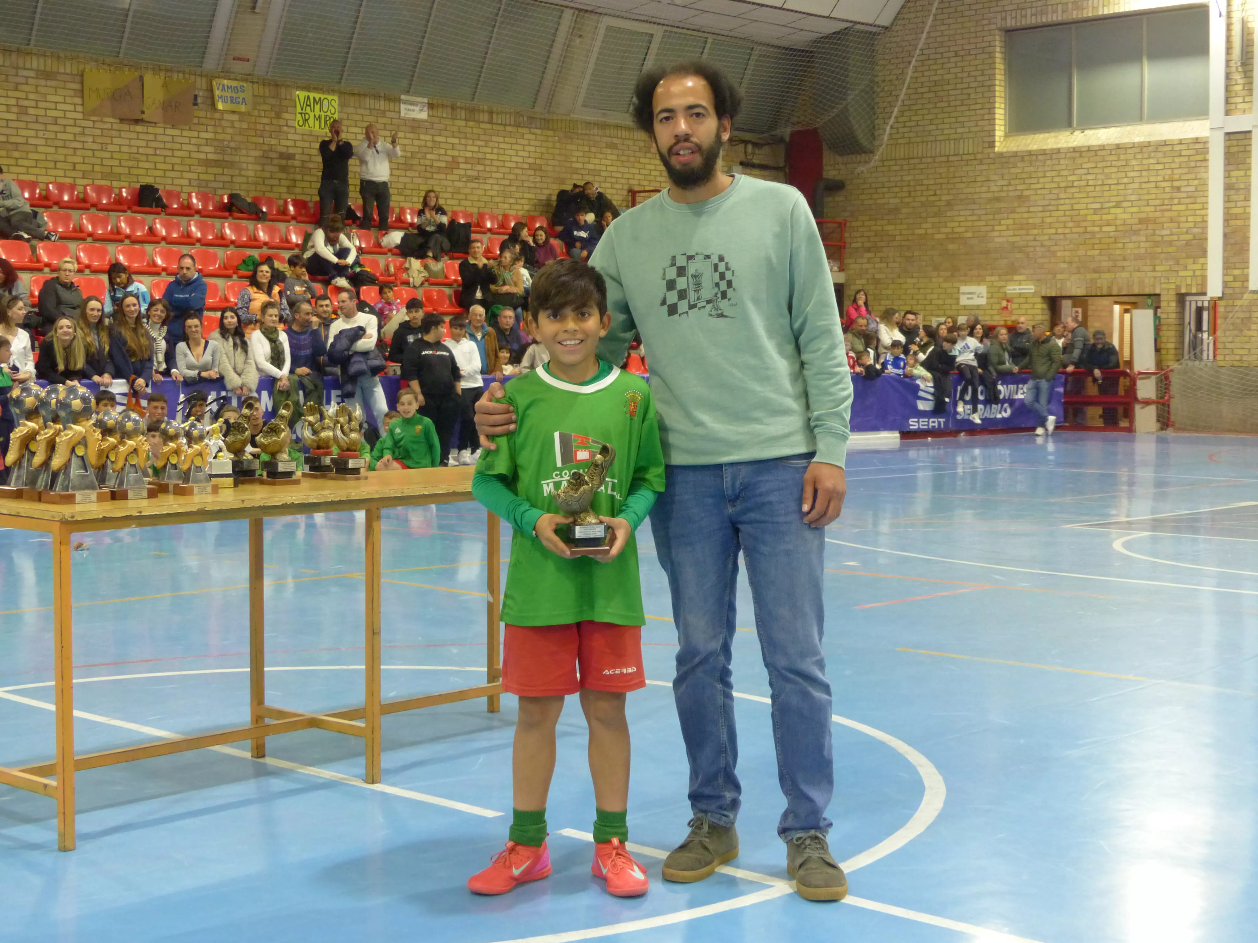 Diego Ferrando, jugador alevín. Foto Andrés Alcaraz