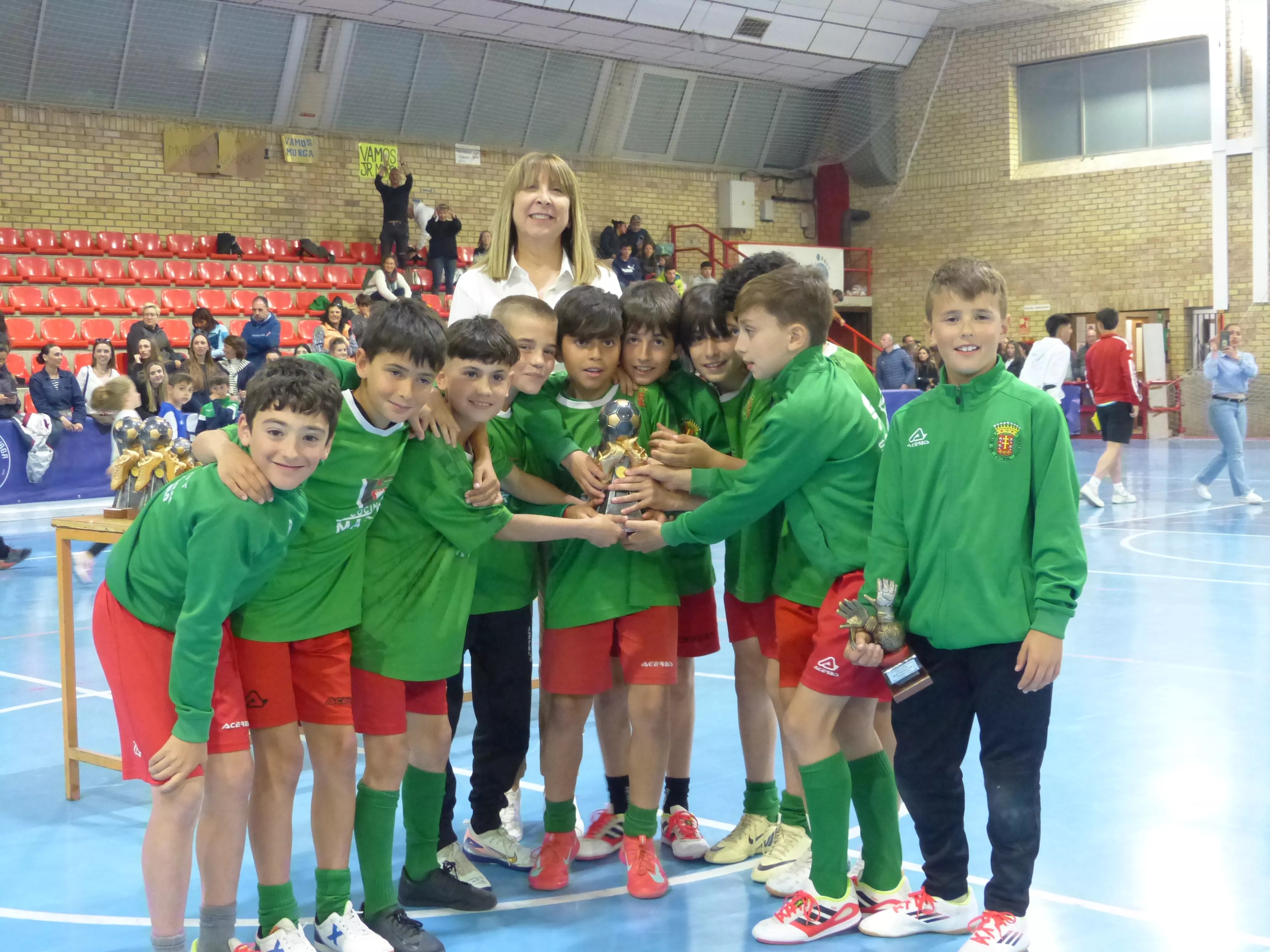 Jacetano, campeón alevín. Foto Andrés Alcaraz