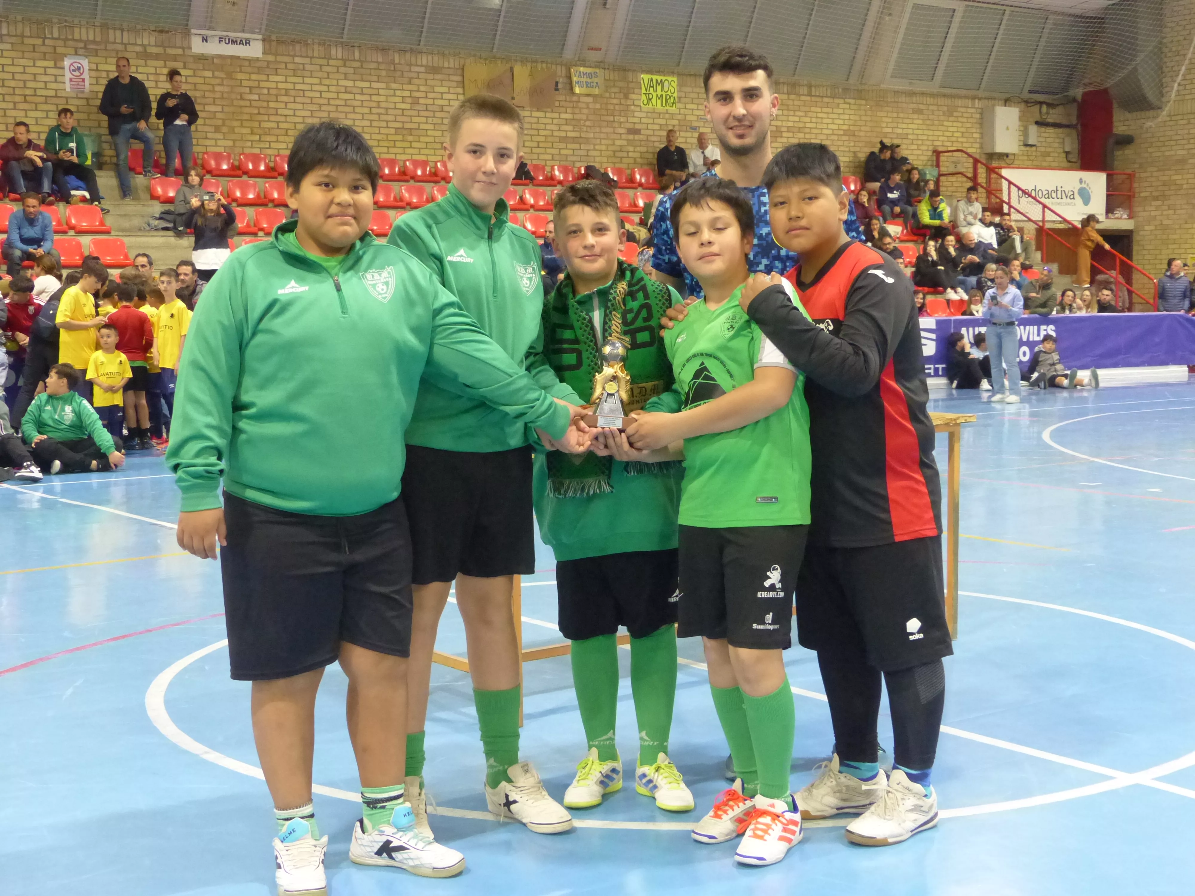 Montañesa, subcampeón alevín. Foto Andrés Alcaraz