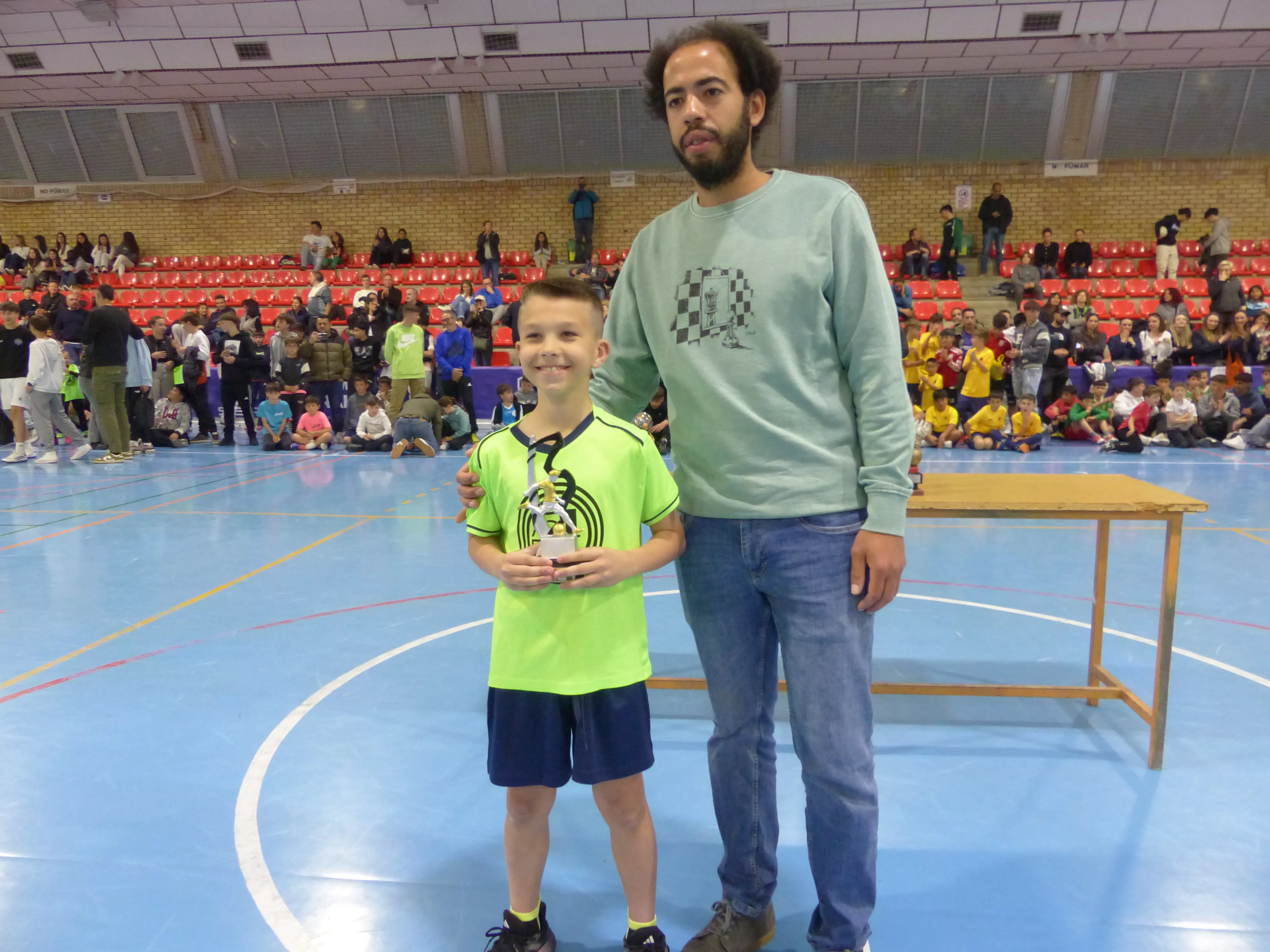Izan Rodellar (Sonido 54), goleador benjamín. Foto Andrés Alcaraz
