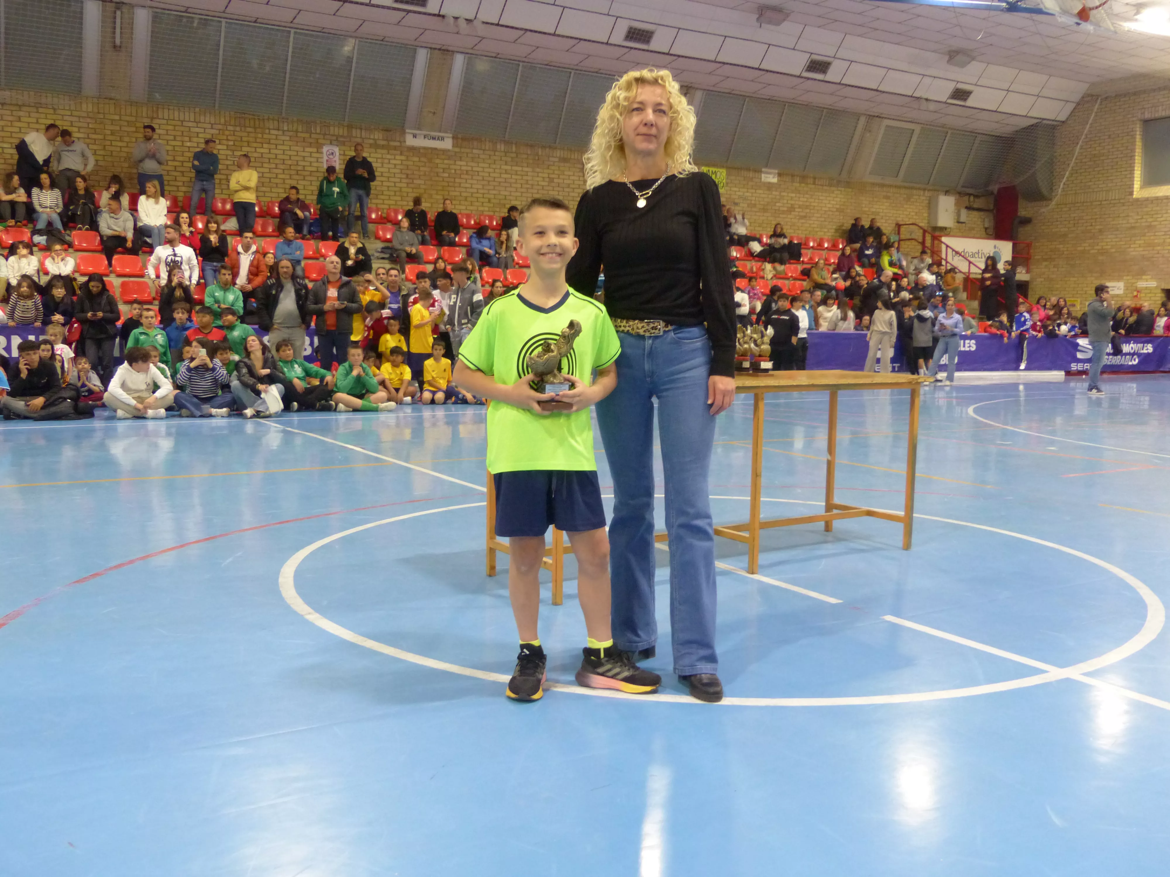 Izan Rodellar (Sonido 54), jugador benjamín. Foto Andrés Alcaraz
