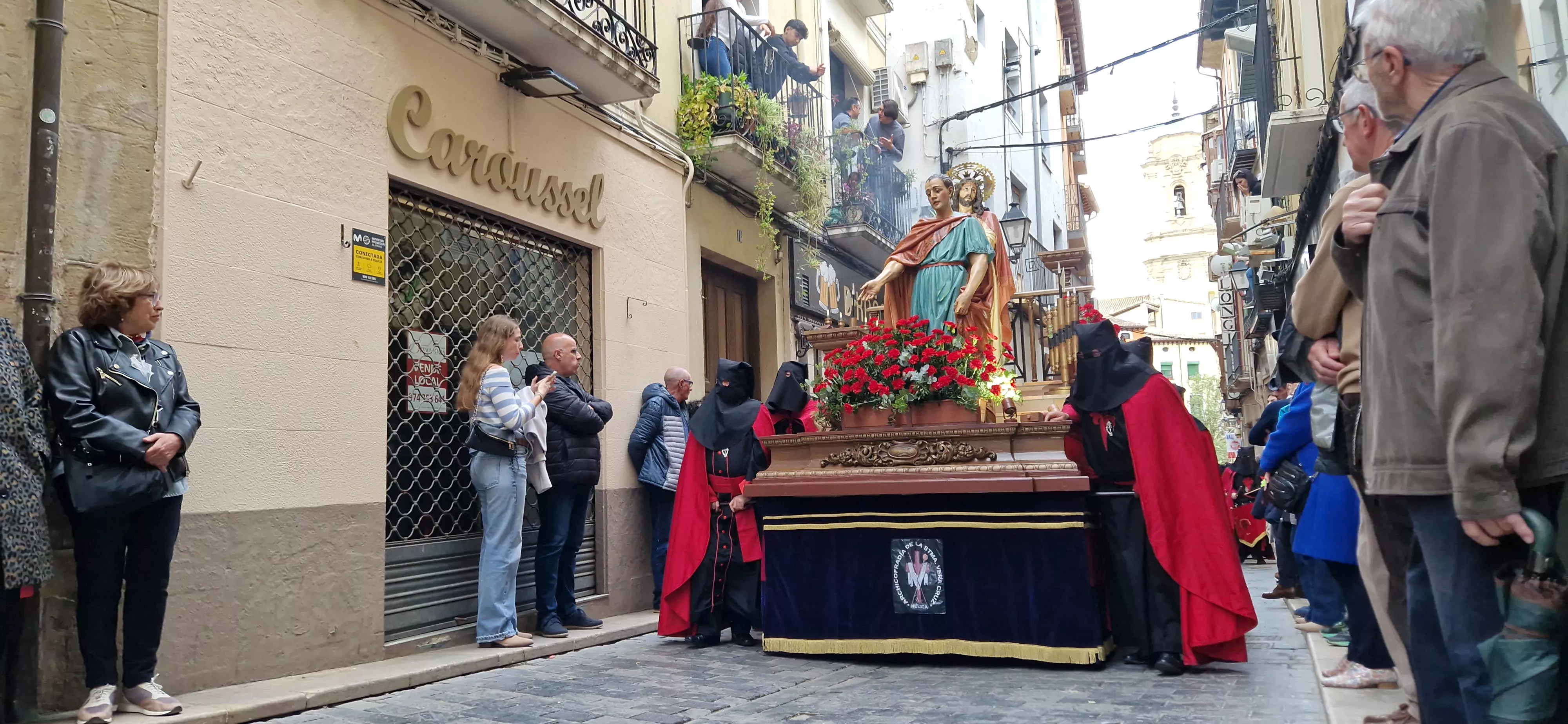 Procesión del Santo Entierro de Huesca. Foto Myriam Martínez 
