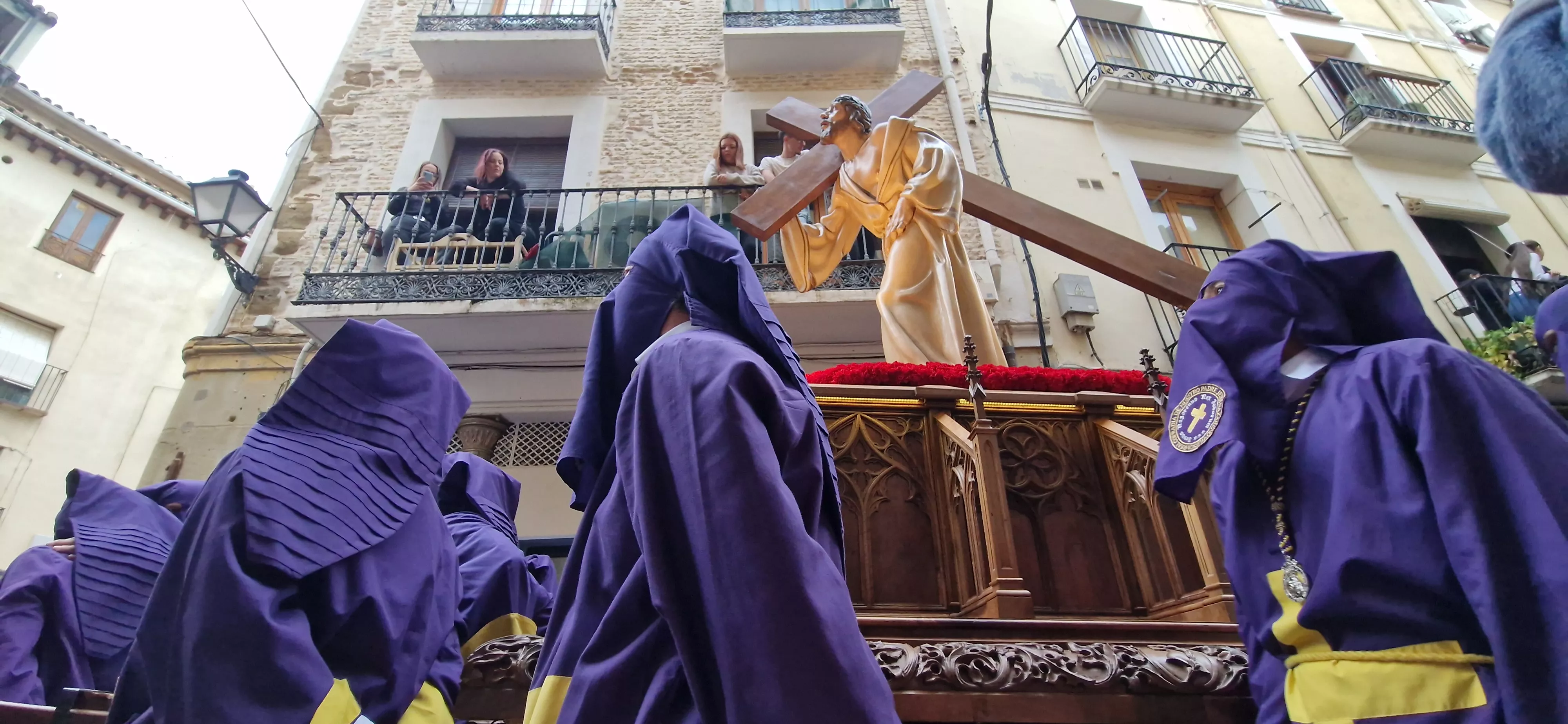 Procesión del Santo Entierro de Huesca. Foto Myriam Martínez 
