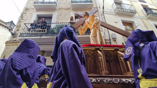 Procesión del Santo Entierro de Huesca. Foto Myriam Martínez 