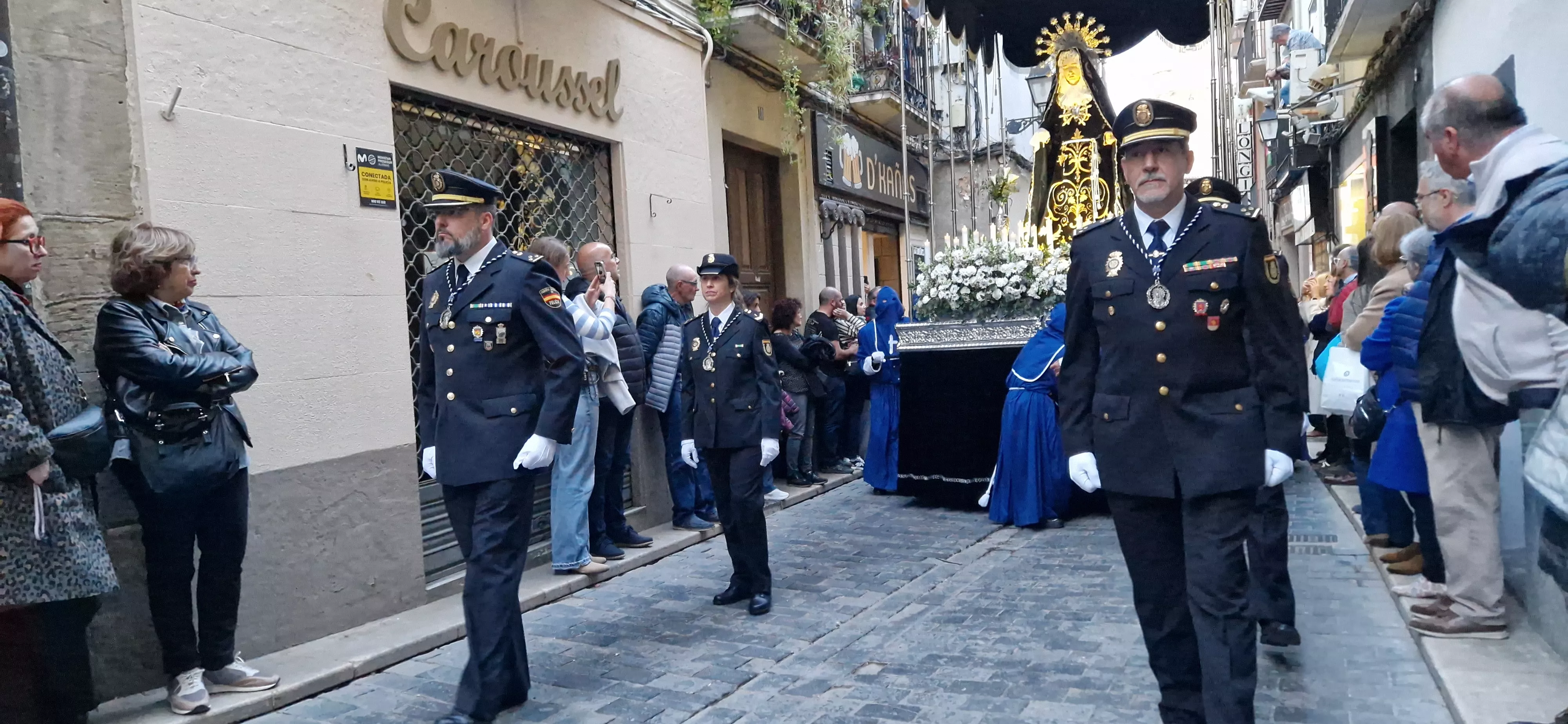 Procesión del Santo Entierro de Huesca. Foto Myriam Martínez 