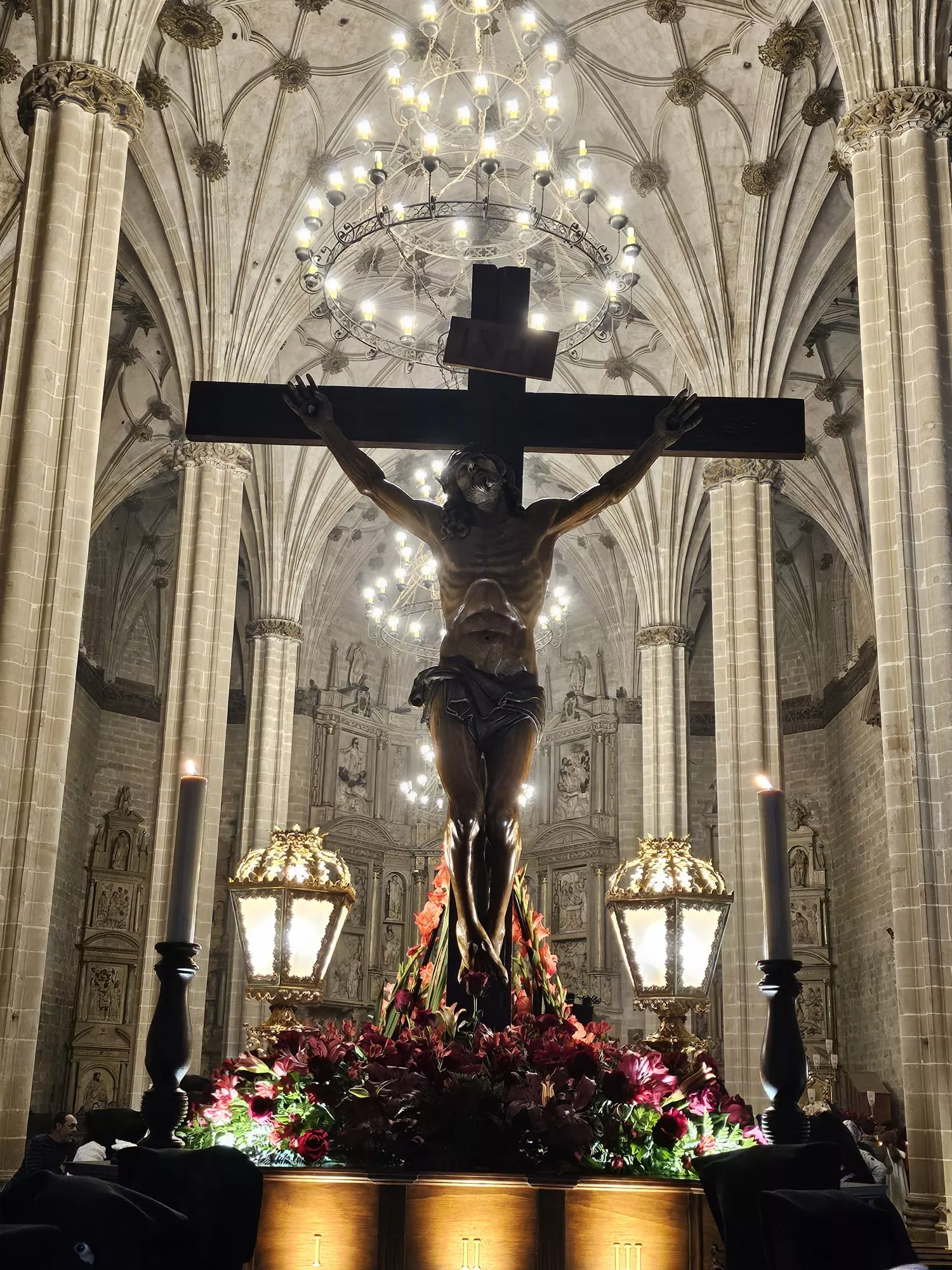 Procesión del Santo Entierro de Barbastro. Foto José Luis Villar. Junta Coordinadora de Cofradías de Barbastro