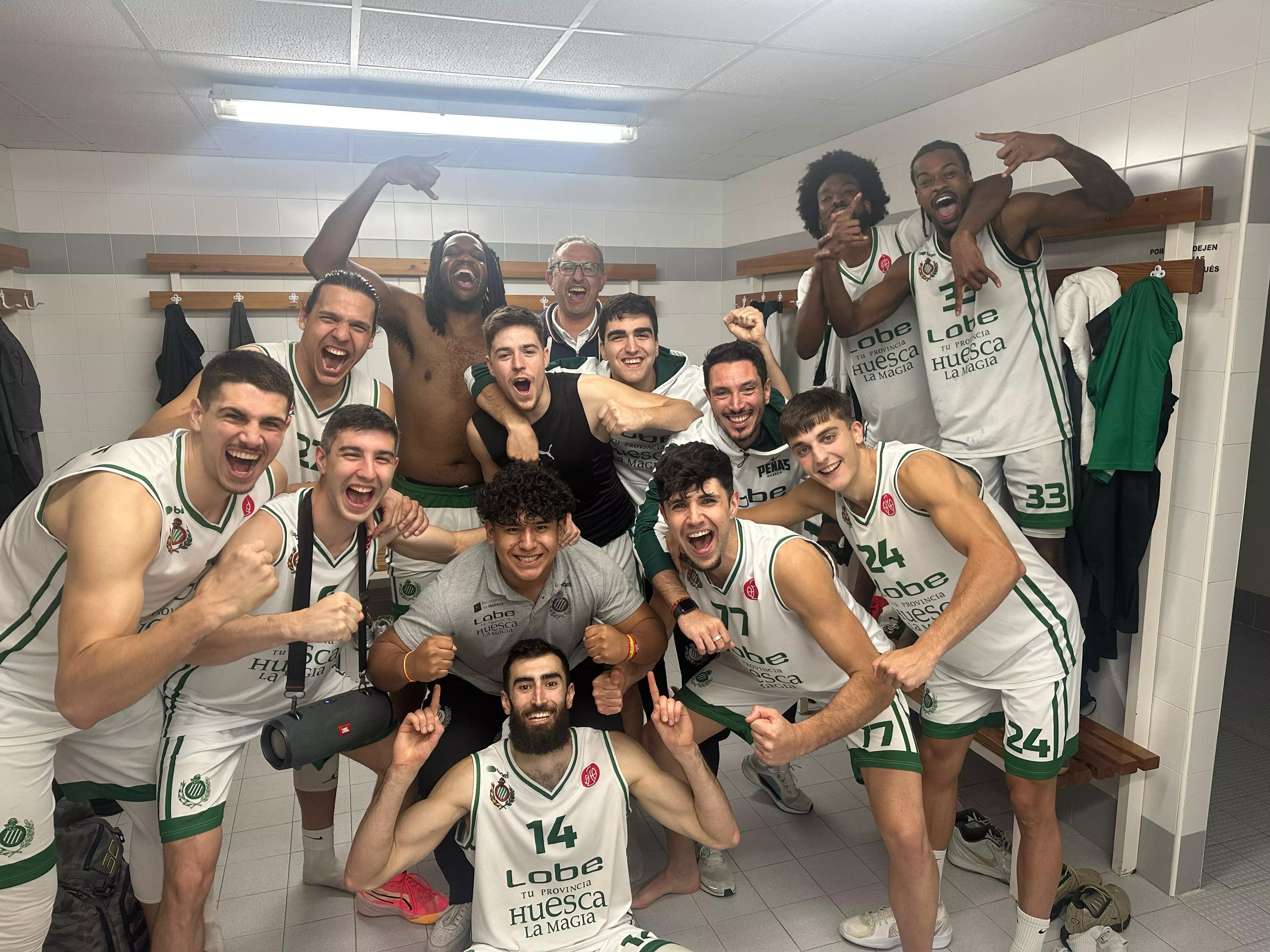 Lobe Huesca La Magia, exultante