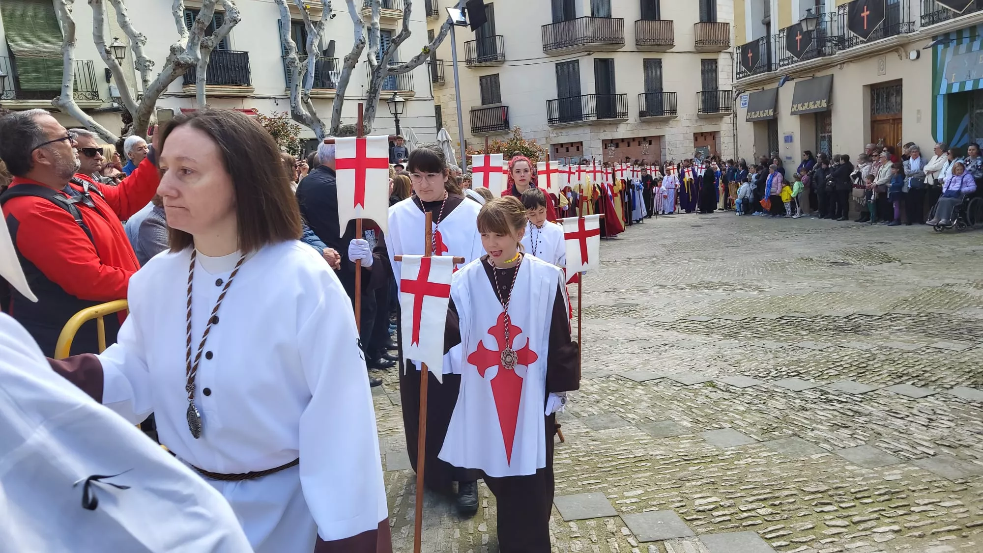 Procesión del Resucitado en Huesca. 
