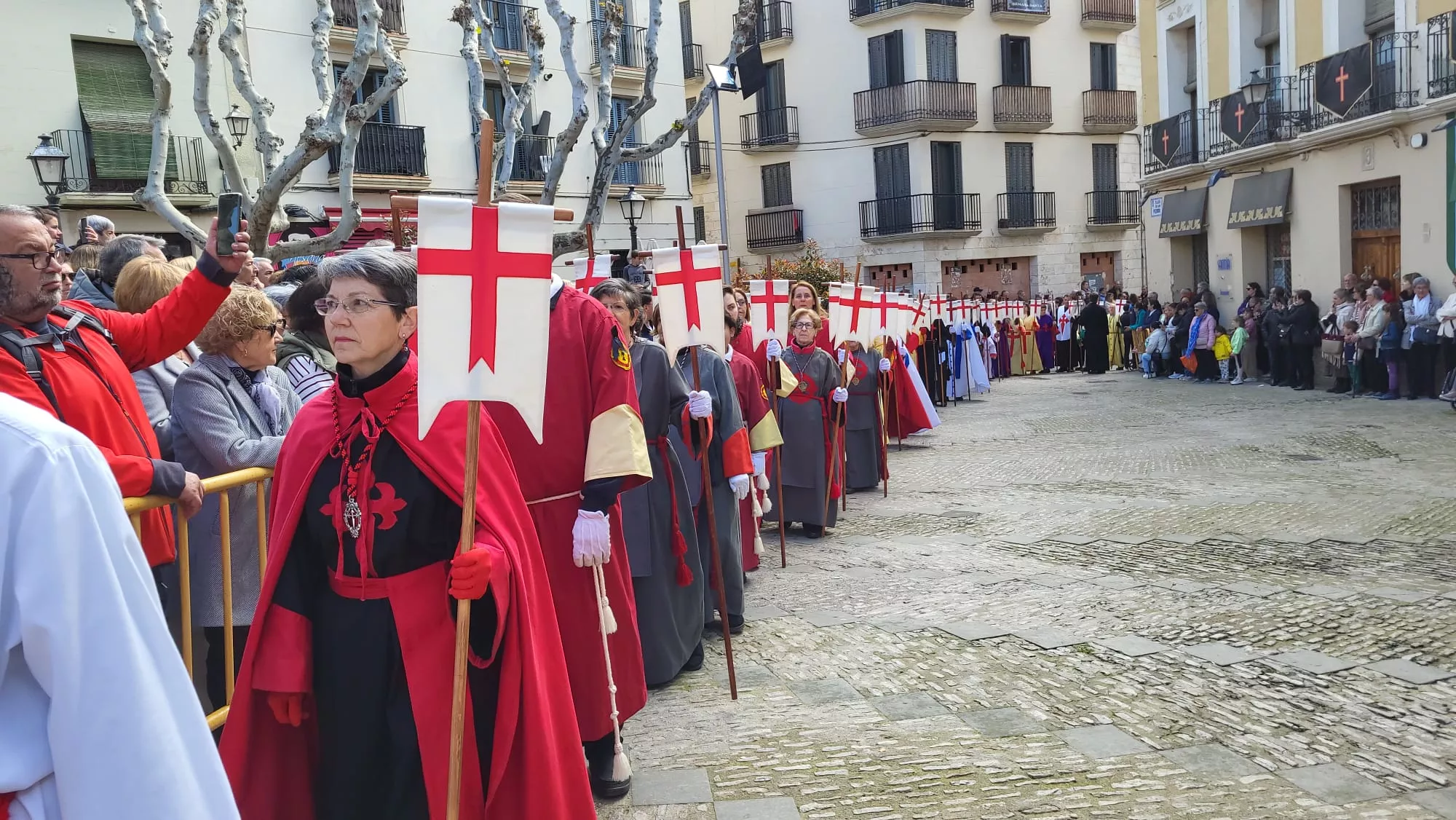 Procesión del Resucitado en Huesca. 