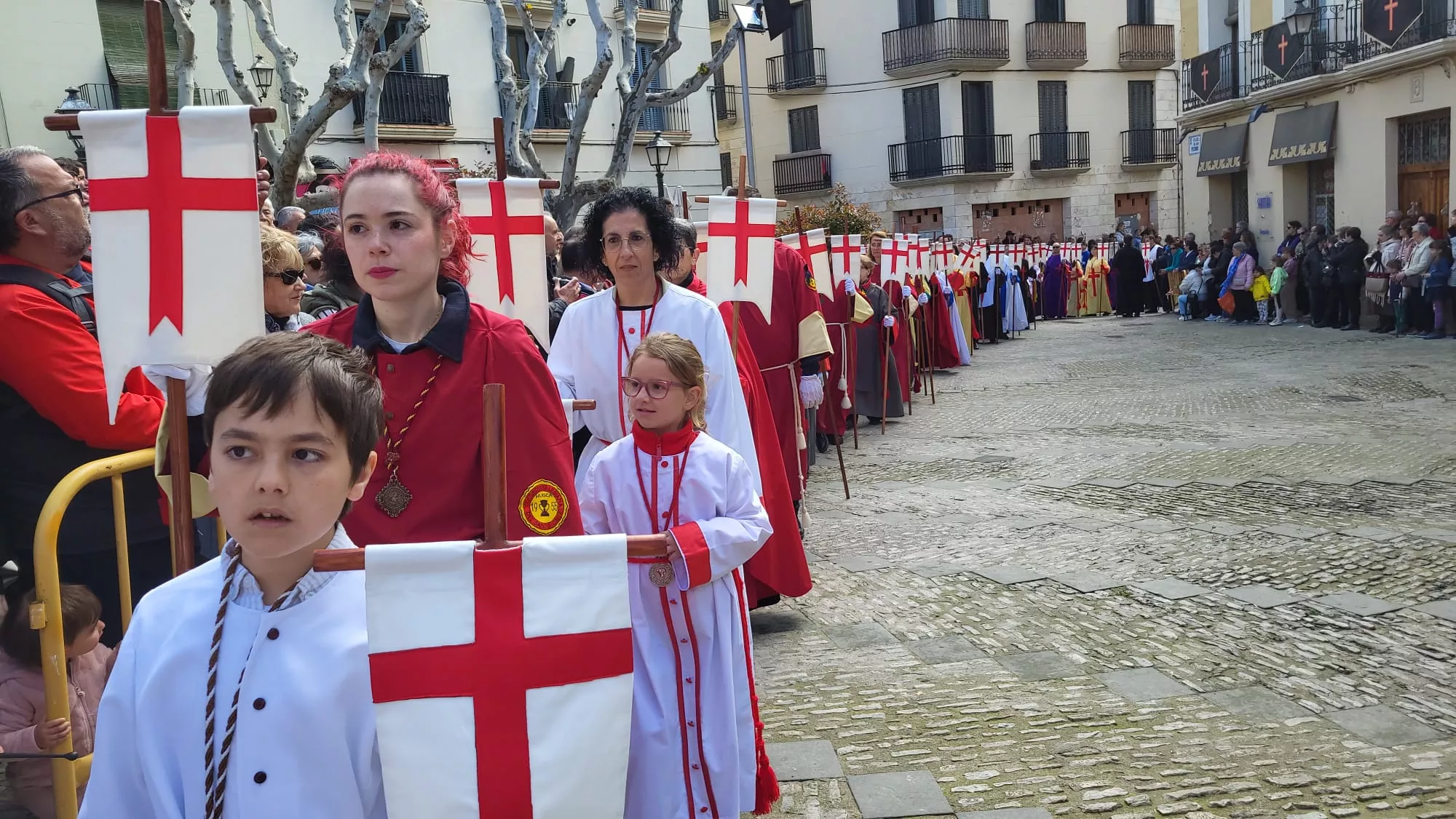 Procesión del Resucitado en Huesca. 