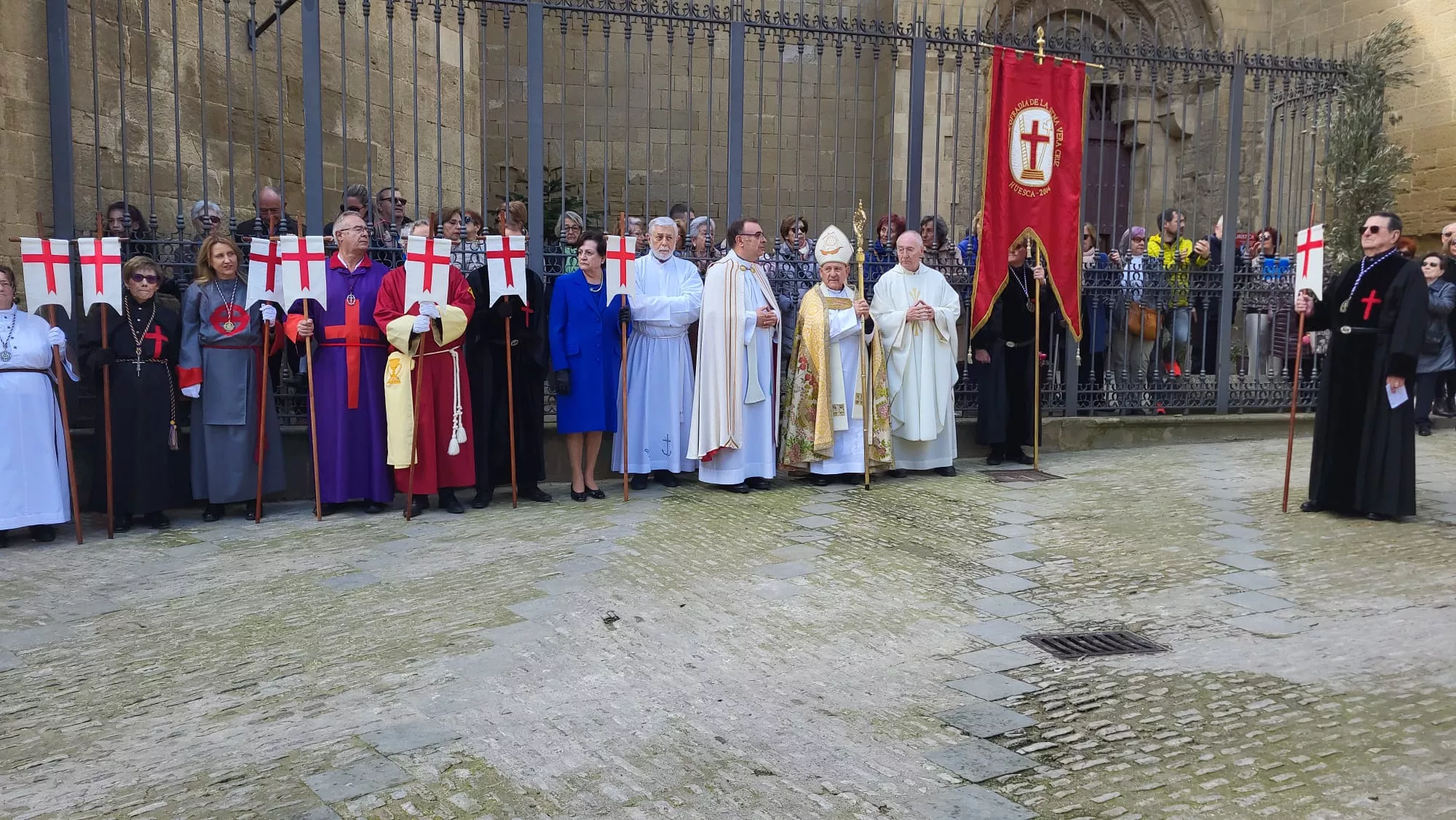 Procesión del Resucitado en Huesca. 