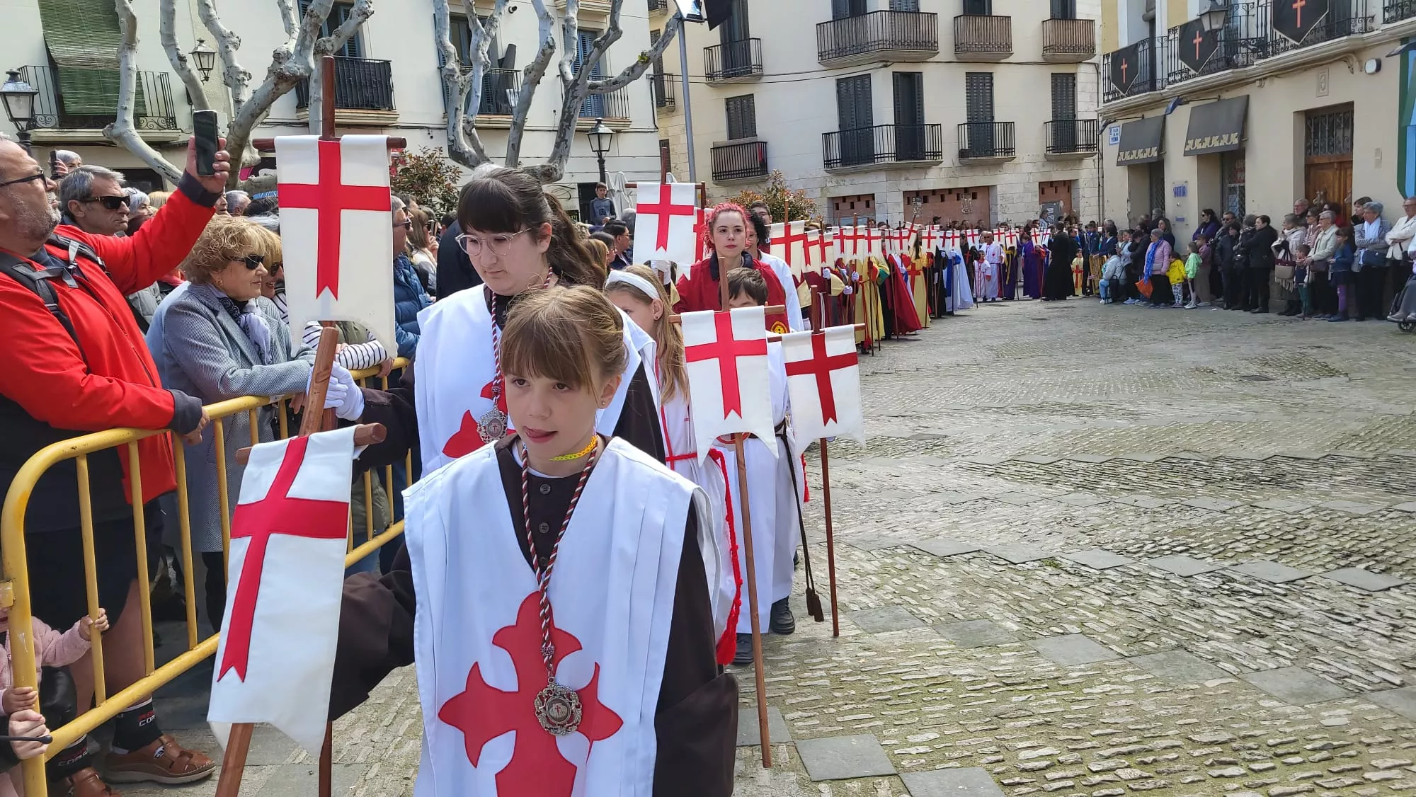 Procesión del Resucitado en Huesca. 