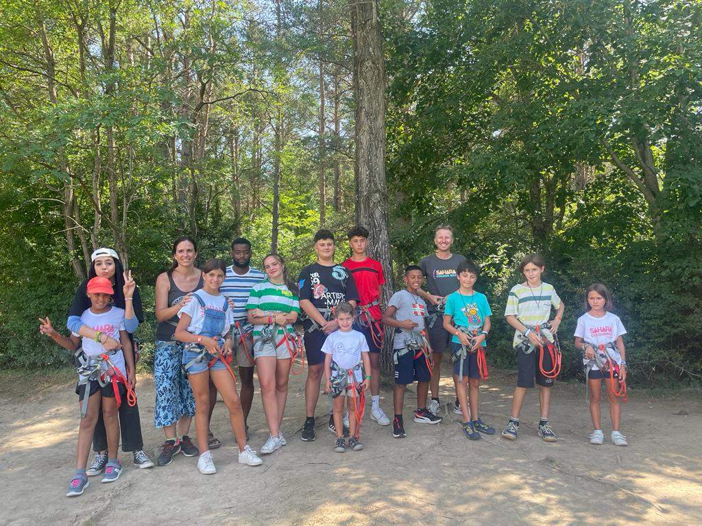 Encuentro de niños saharauis y sus familias de acogida en  Jaca 