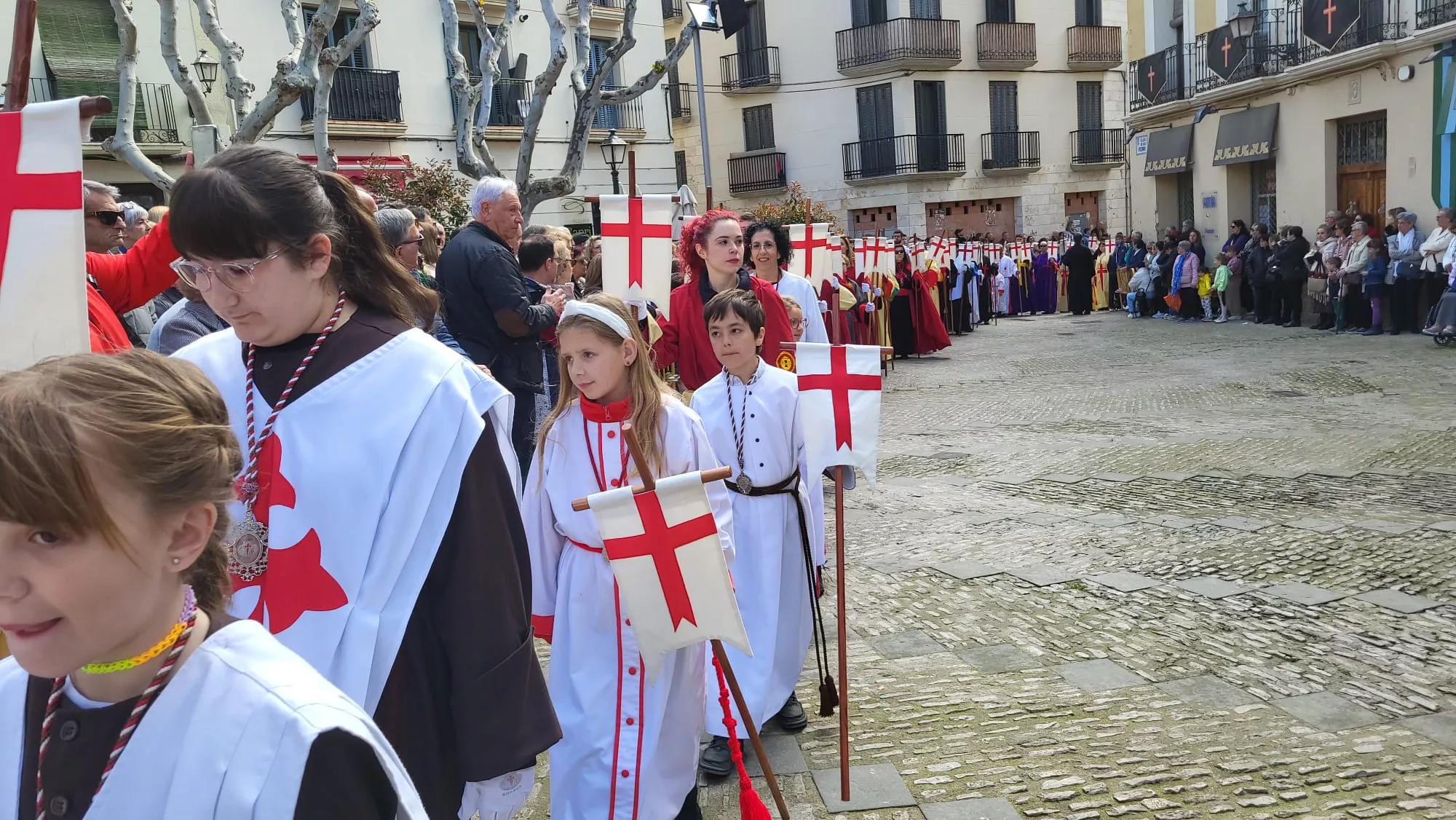 Procesión del Resucitado en Huesca. 