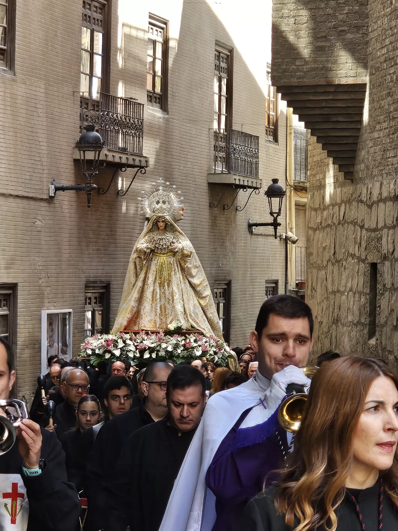  Procesión del Encuentro Glorioso de Barbastro. Foto José Luis Villar, Junta Coordinadora de Cofradías