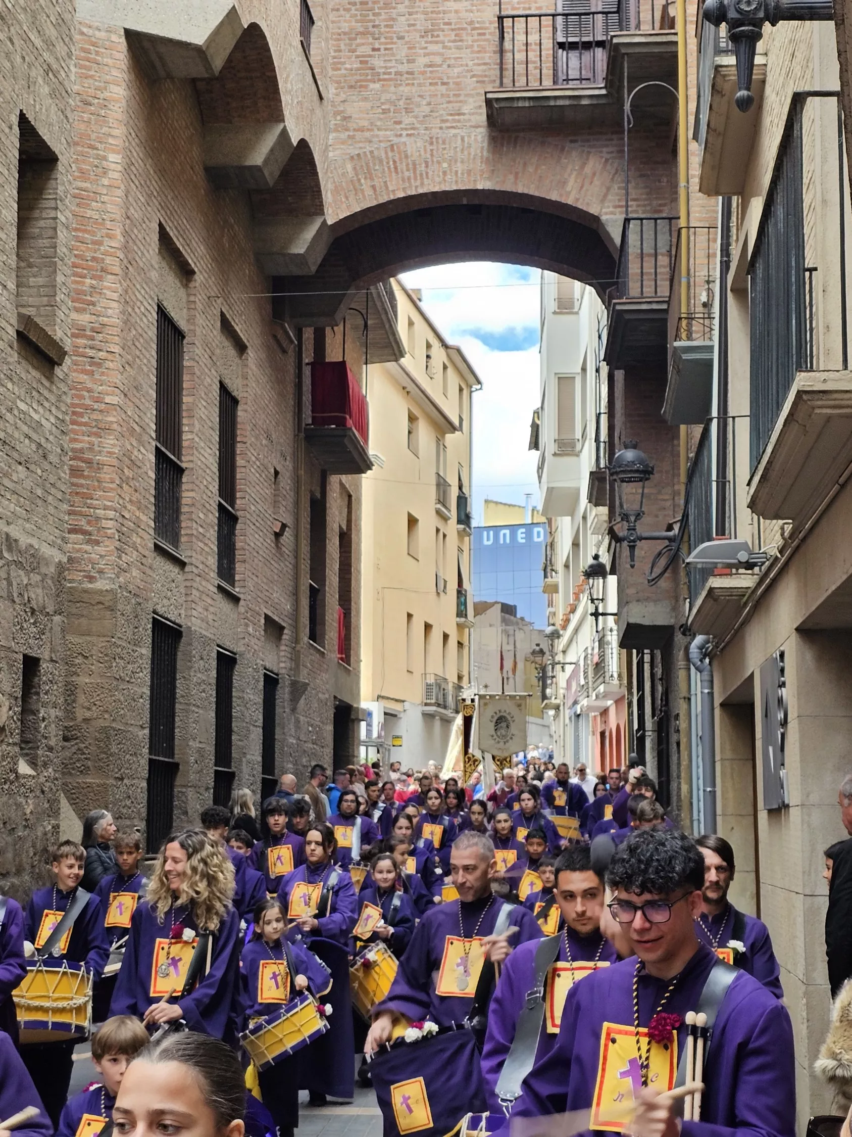 Procesión del Encuentro Glorioso de Barbastro. Foto José Luis Villar, Junta Coordinadora de Cofradías