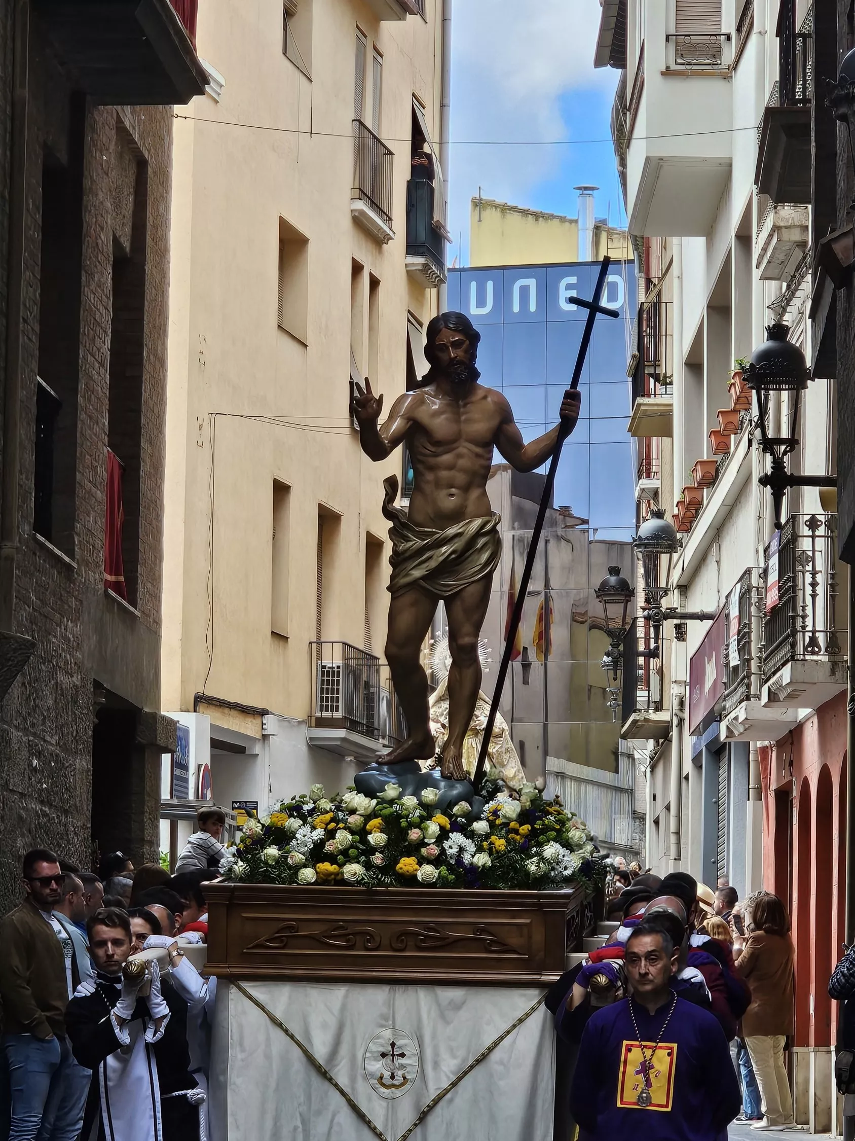  Procesión del Encuentro Glorioso de Barbastro. Foto José Luis Villar, Junta Coordinadora de Cofradías